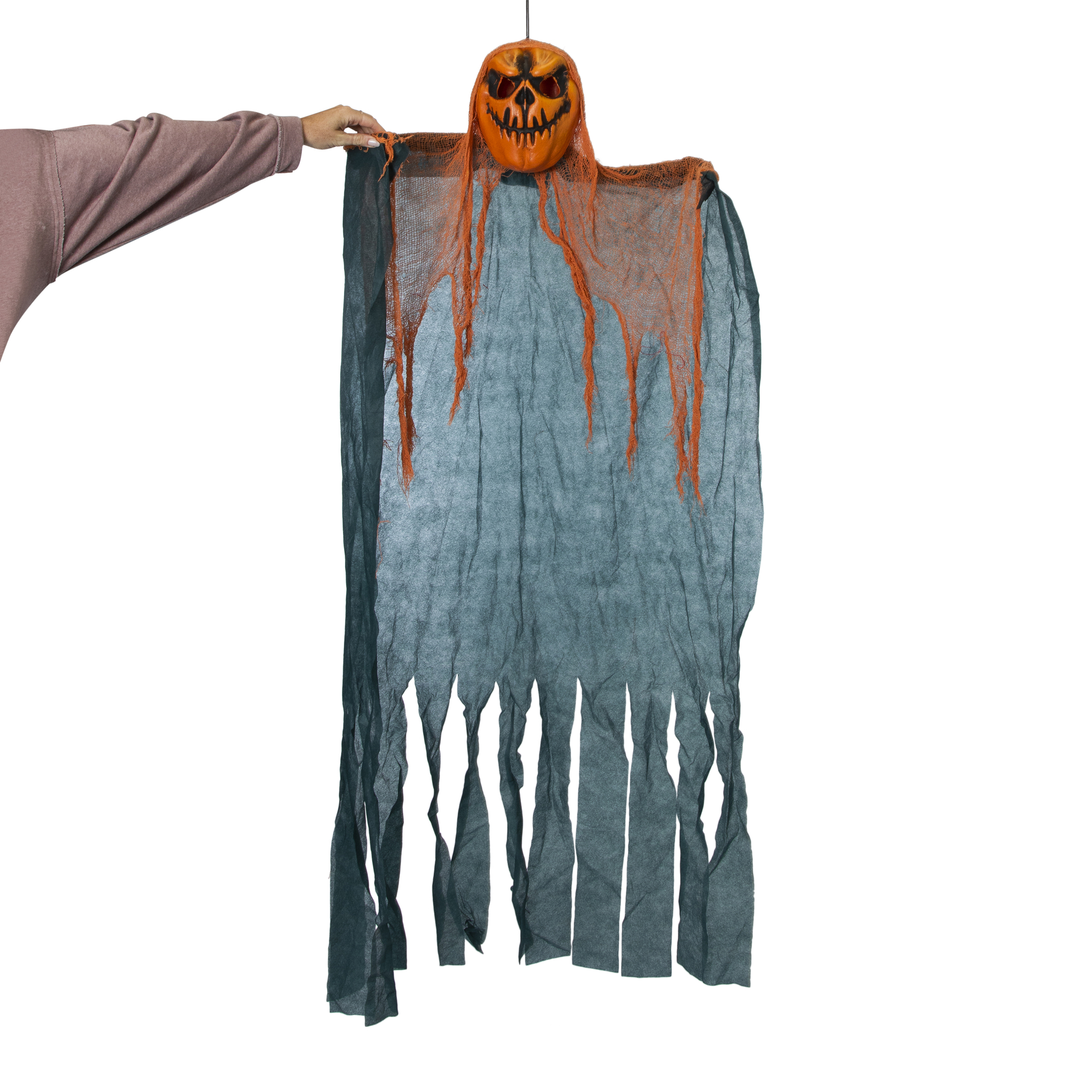 5ft Pumpkin Ghost Hanging Halloween Decor