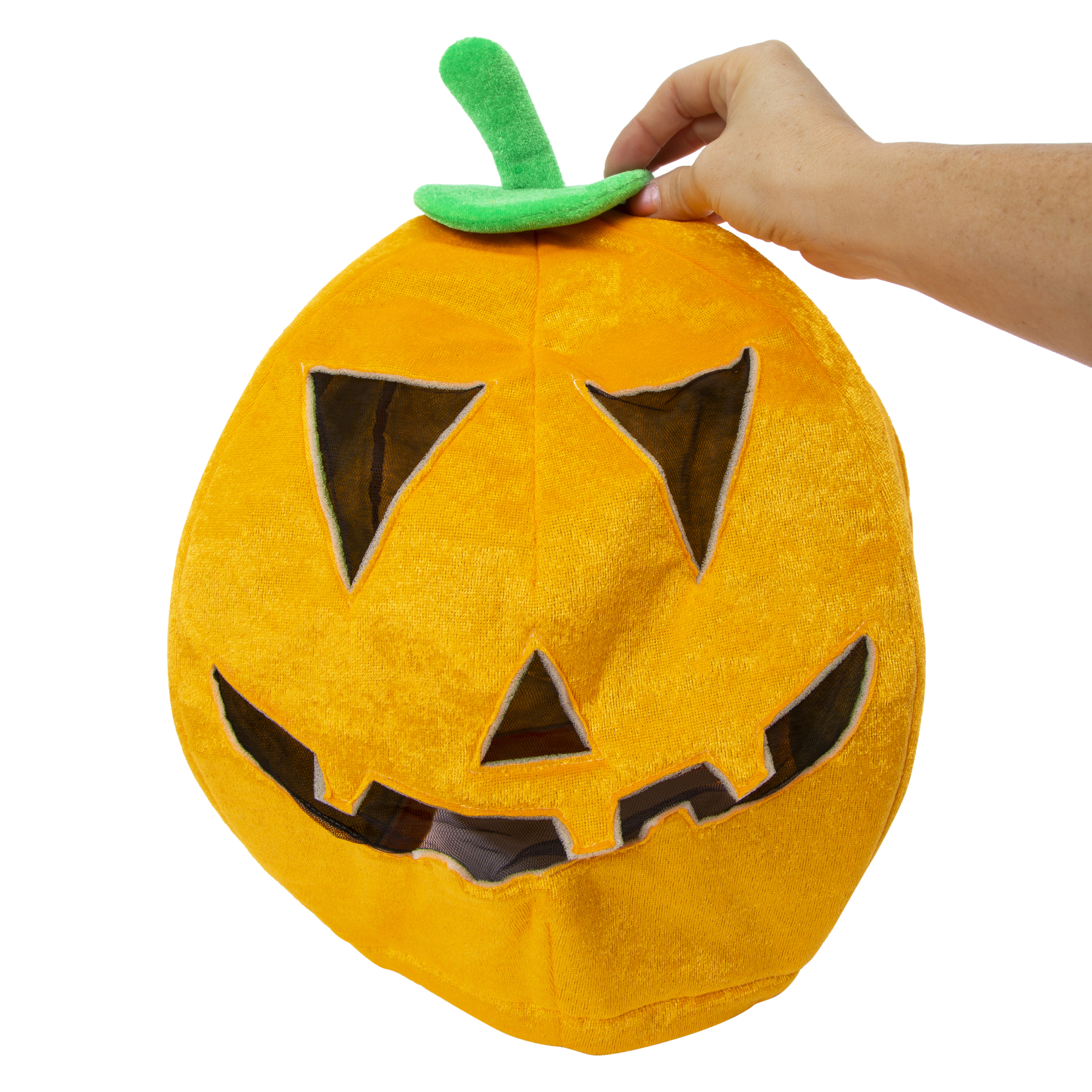 Halloween Pumpkin Plush Mascot Mask