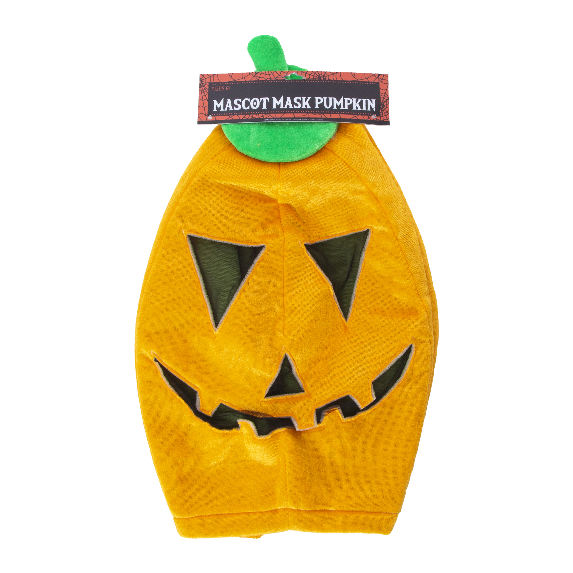 Halloween Pumpkin Plush Mascot Mask