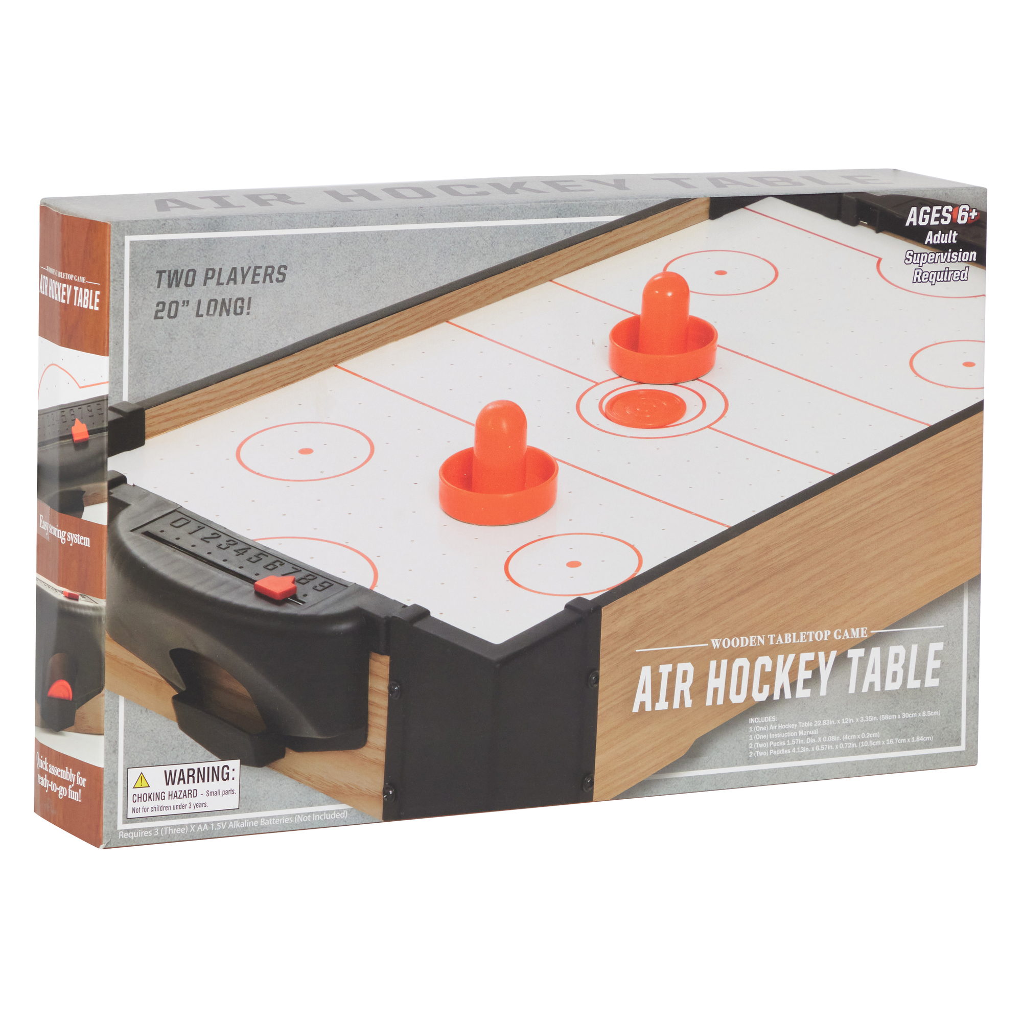 Air Hockey Tabletop Game 22in x 12in
