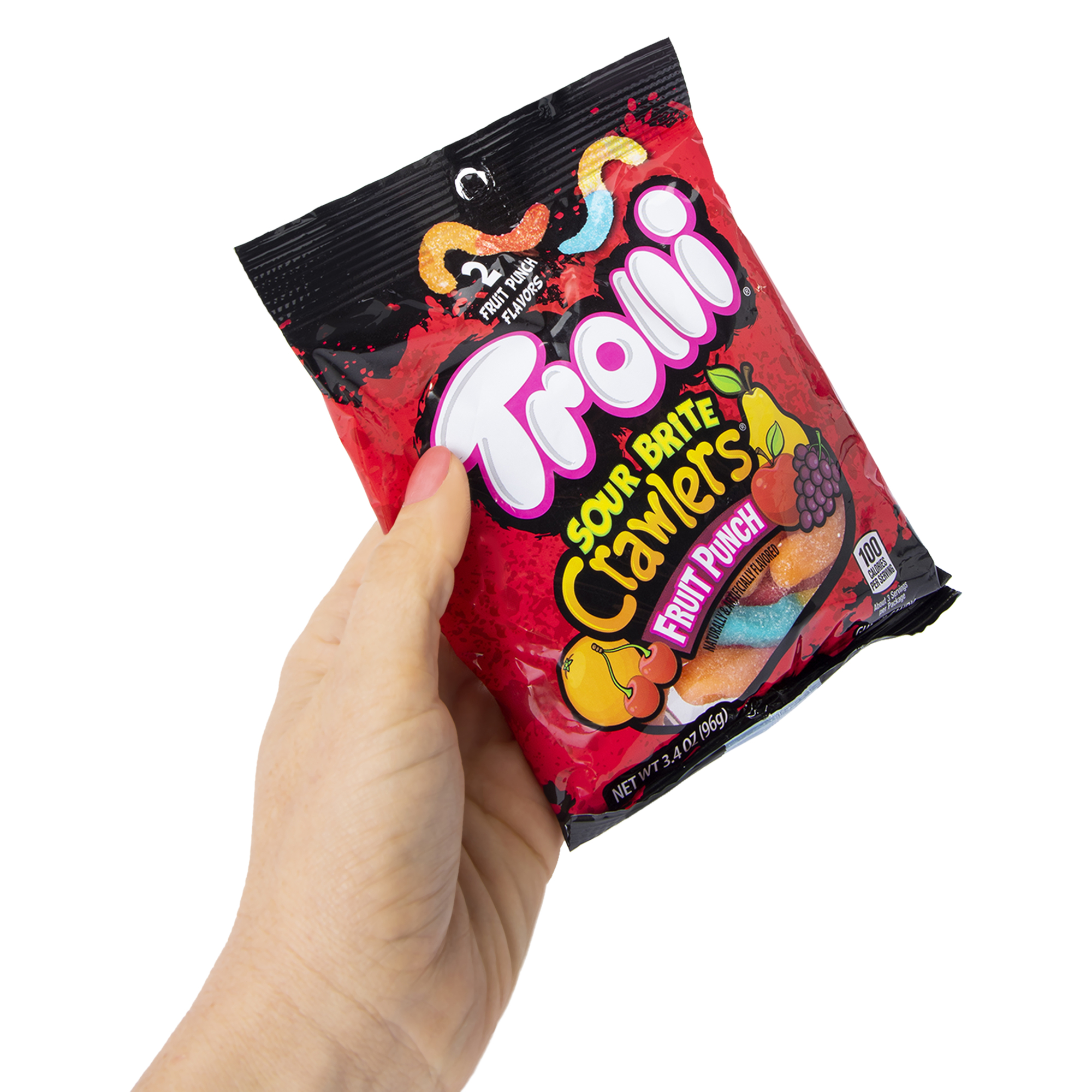 Trolli® Sour Brite Crawlers Fruit Punch Gummi Candy 3.4oz