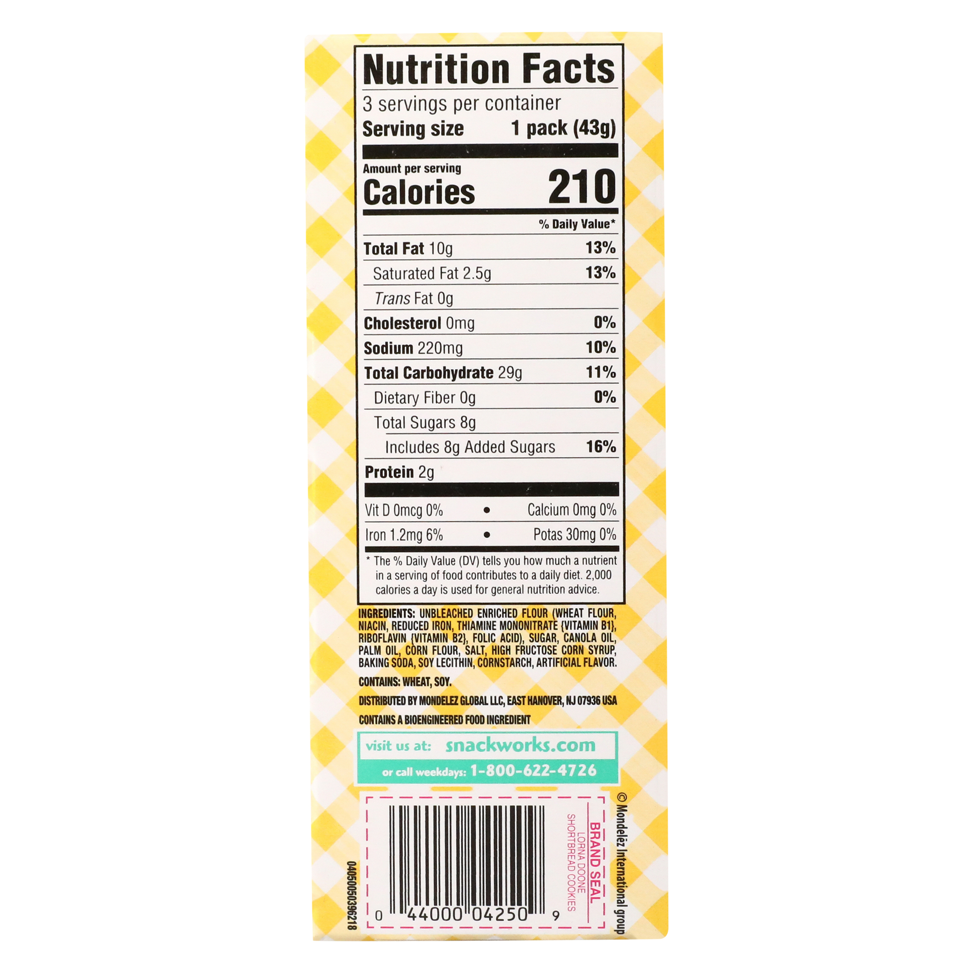 Lorna Doone Shortbread Cookies 4.5oz