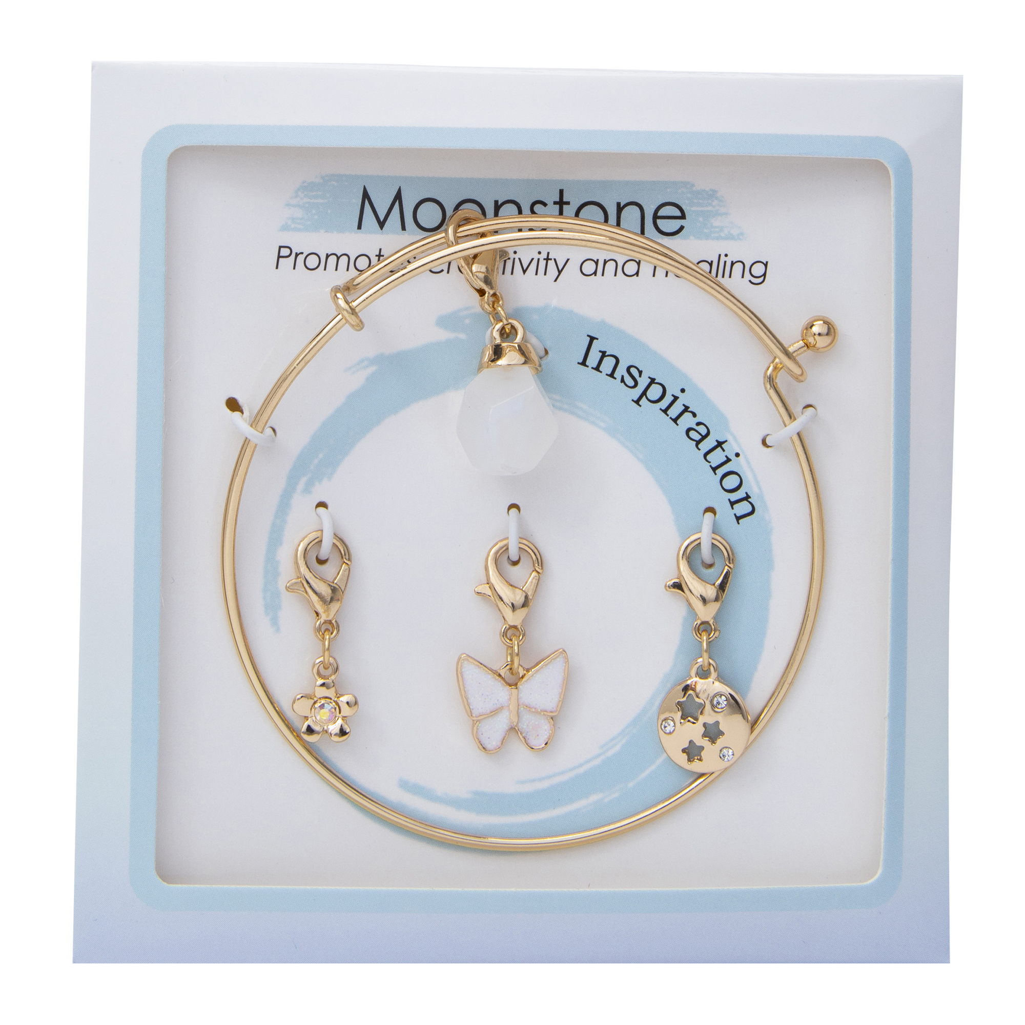 Faux Crystal interchangeable Charm Bracelet