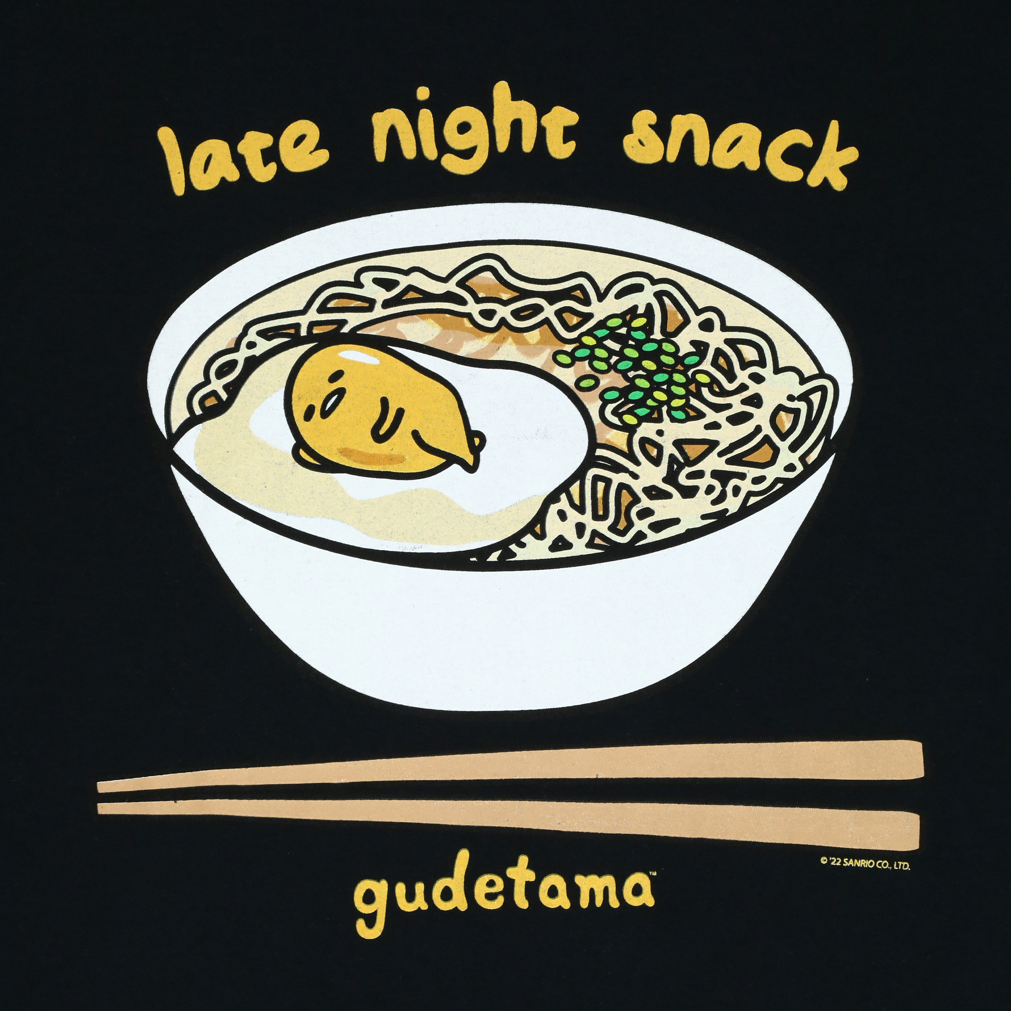 Gudetama™ 'Late Night Snack' Ramen Graphic Tee