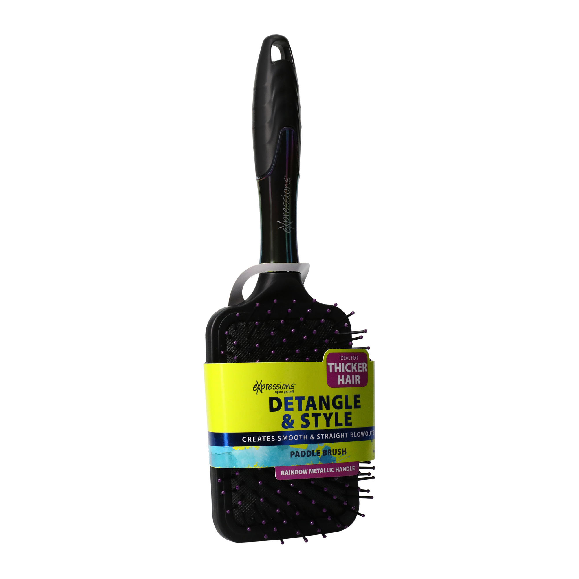 Detangle & Style Paddle Brush - Rainbow