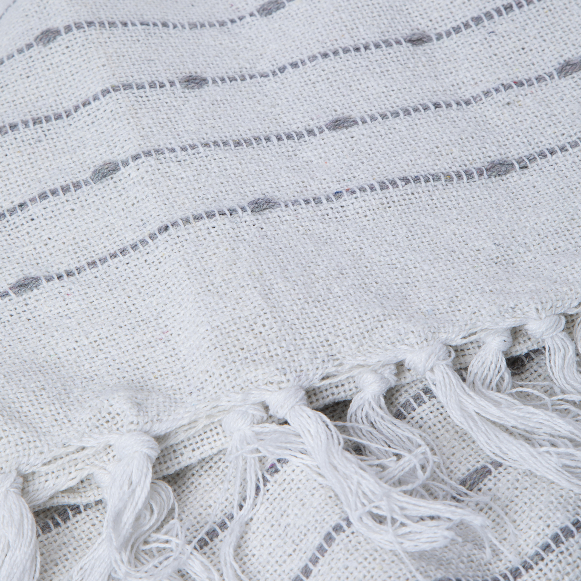 Boho Woven Cotton Throw Blanket 50in x 60in