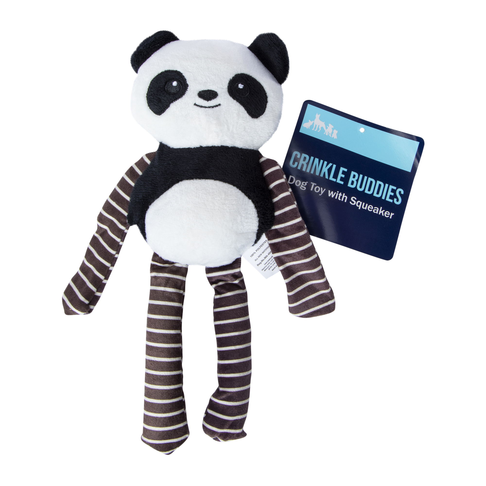 Plush Long Limb Dog Toy 12in