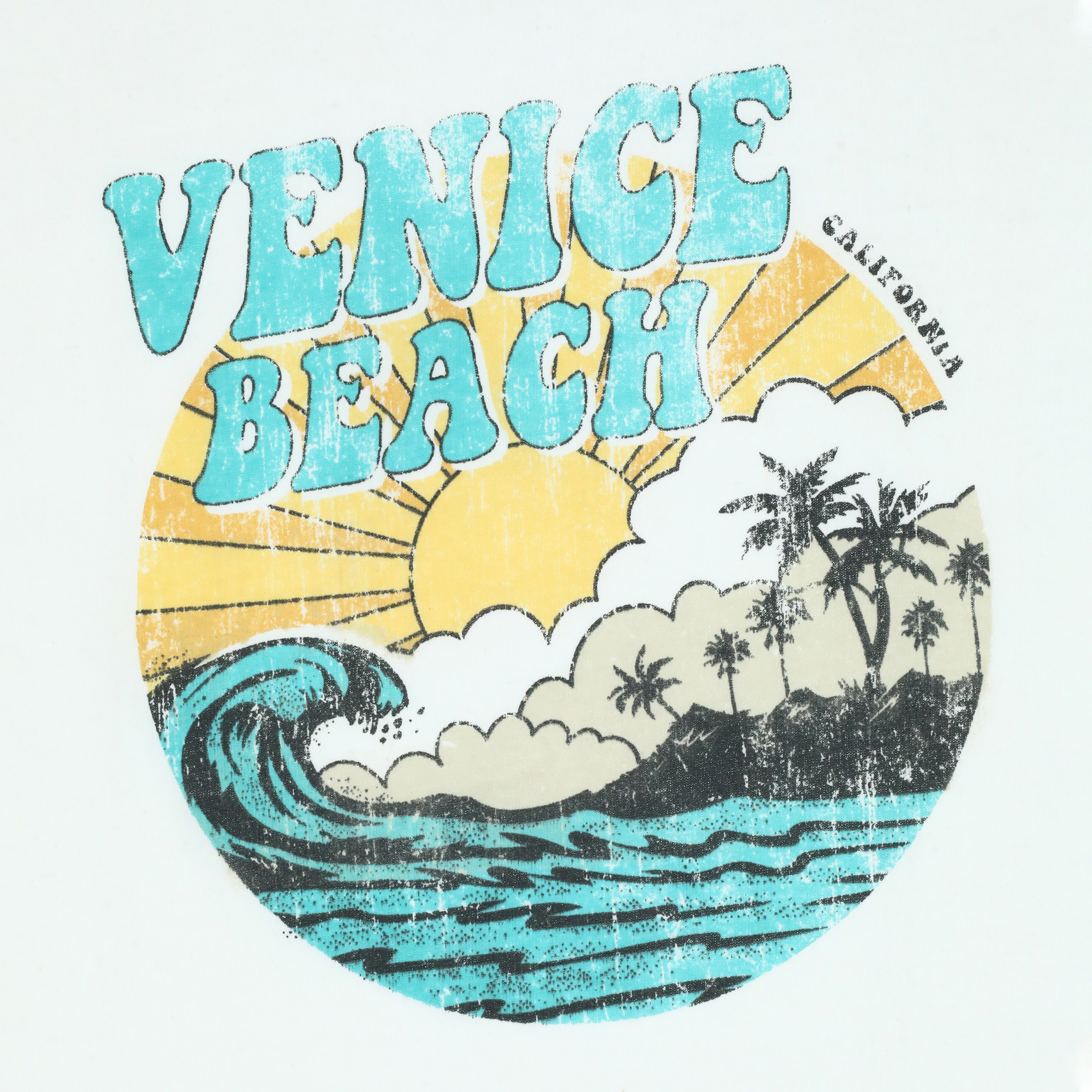 Retro 'Venice Beach, California' Graphic Tee