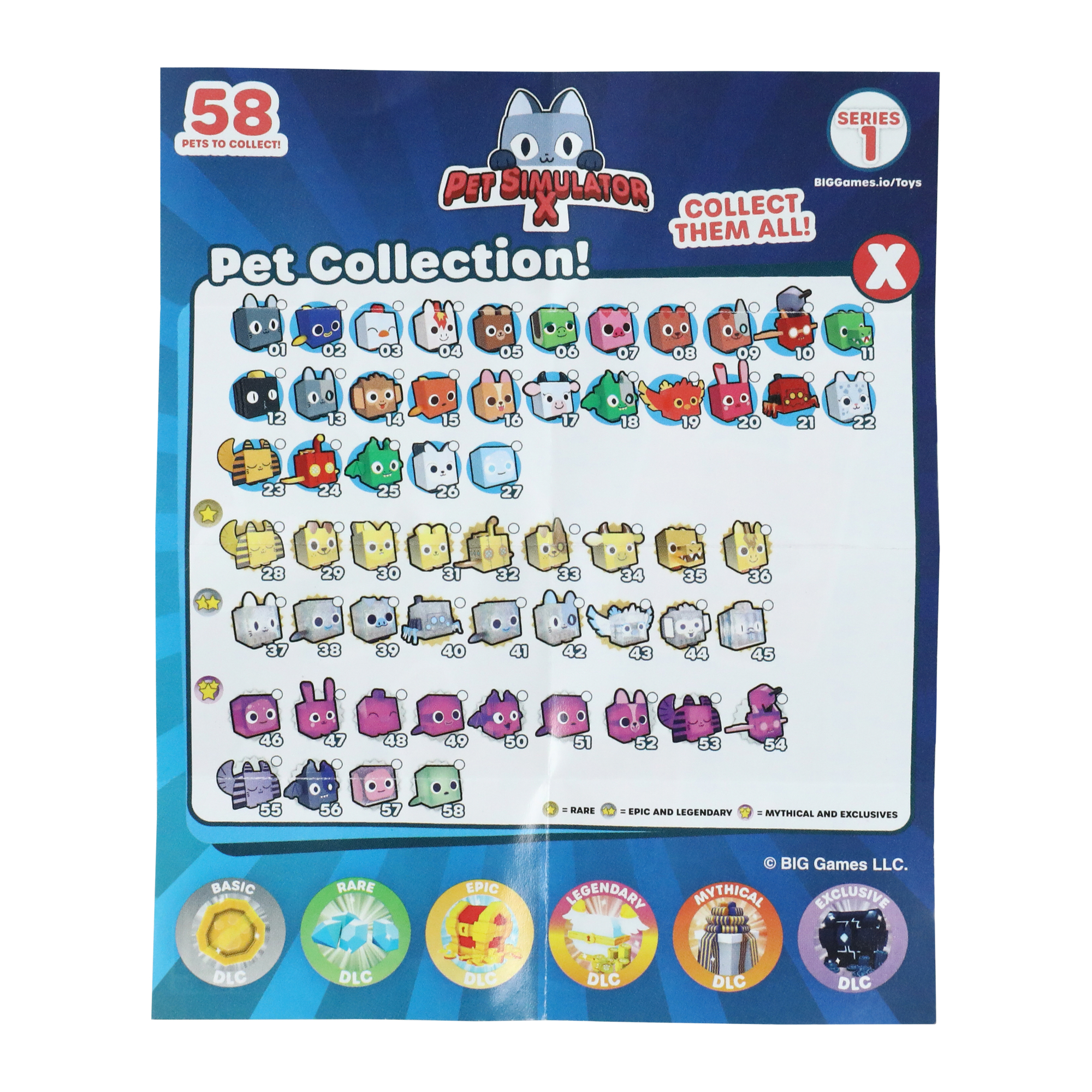 Pet Simulator X™ Series 1 Collector Clip Blind Bag