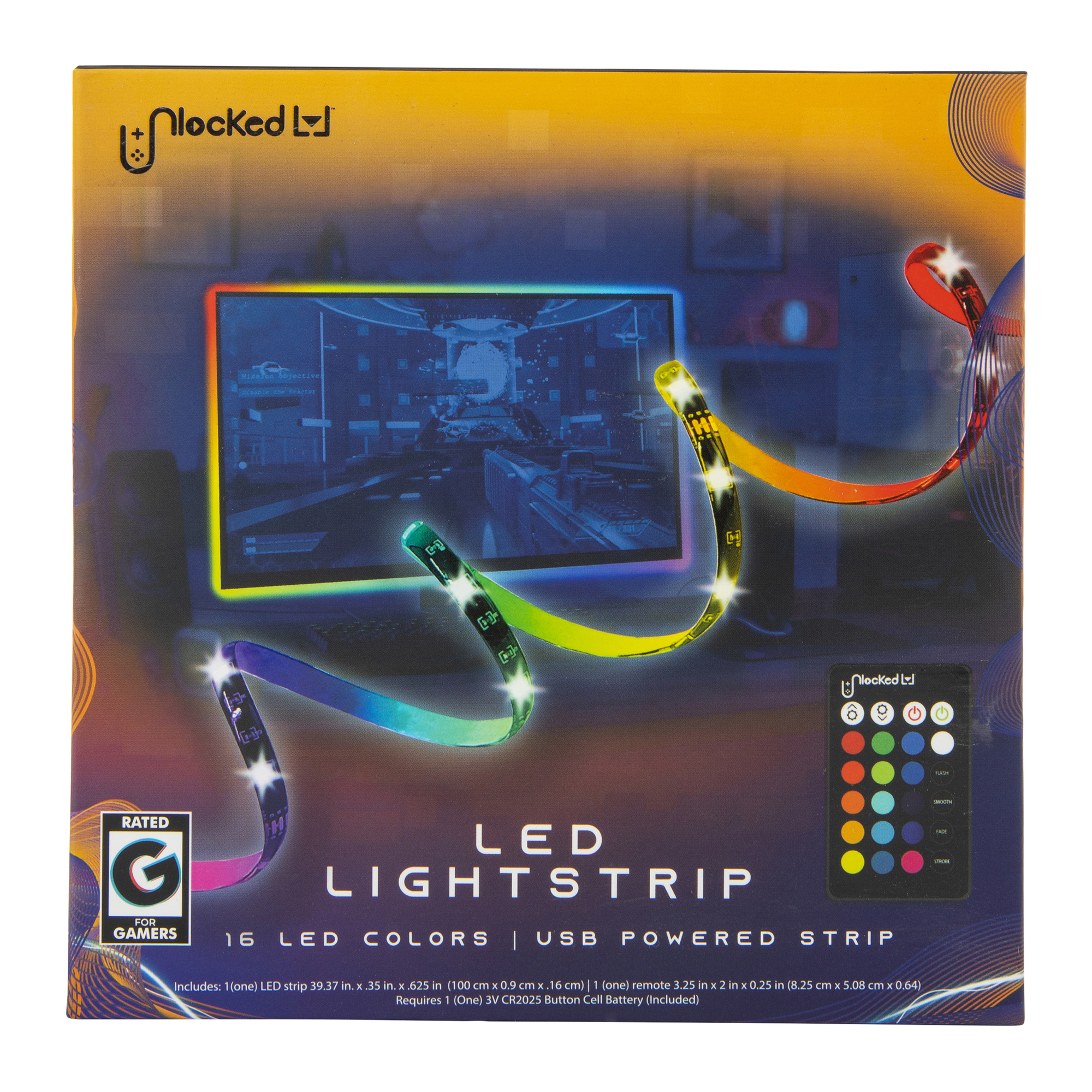 Gaming LED Light Strip 39in