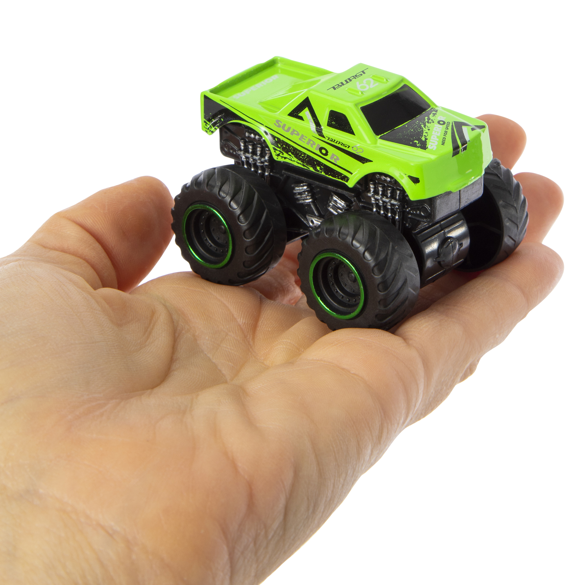 4-Pack Diecast Monster Truck Toy Set