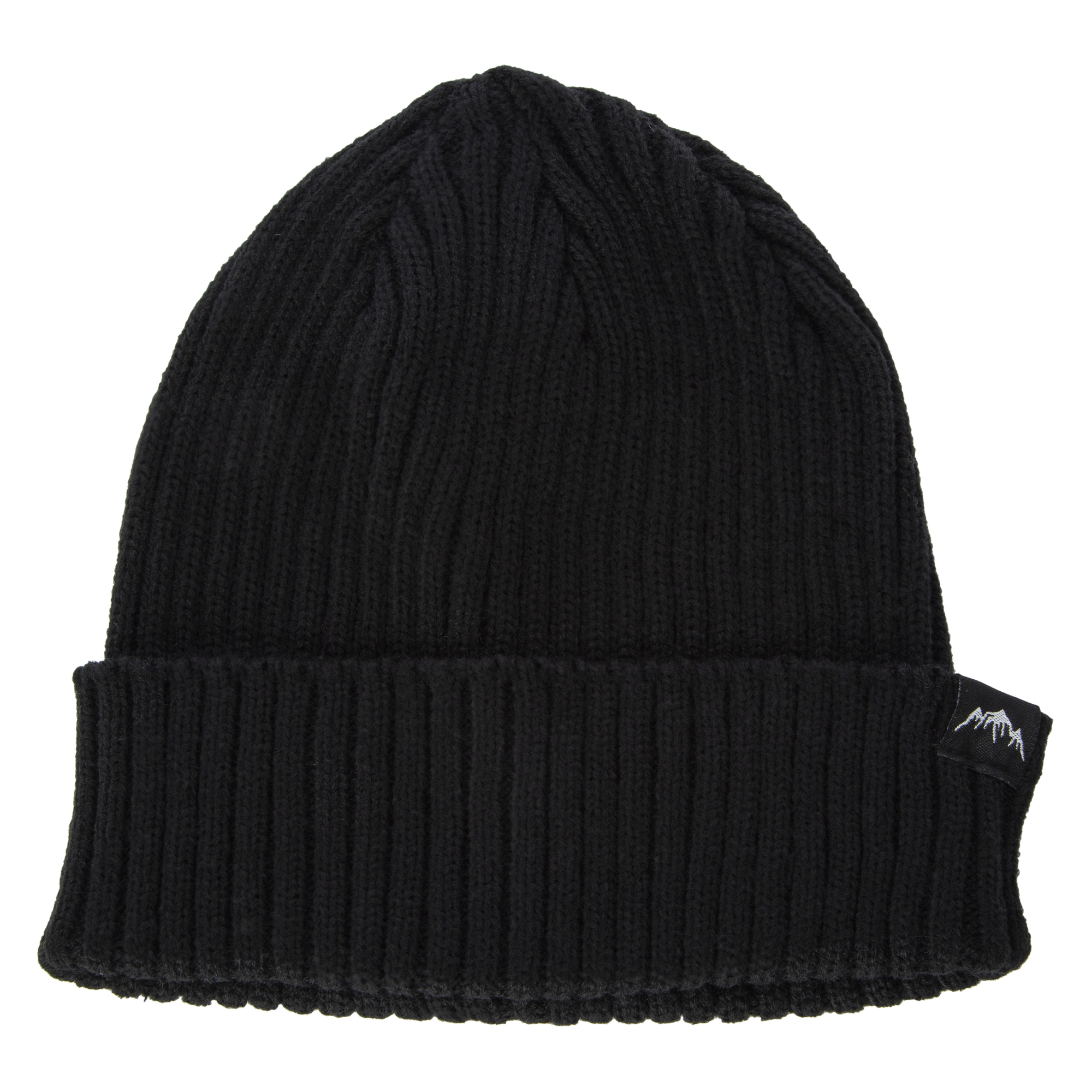 Corner Patch Ribbed Beanie