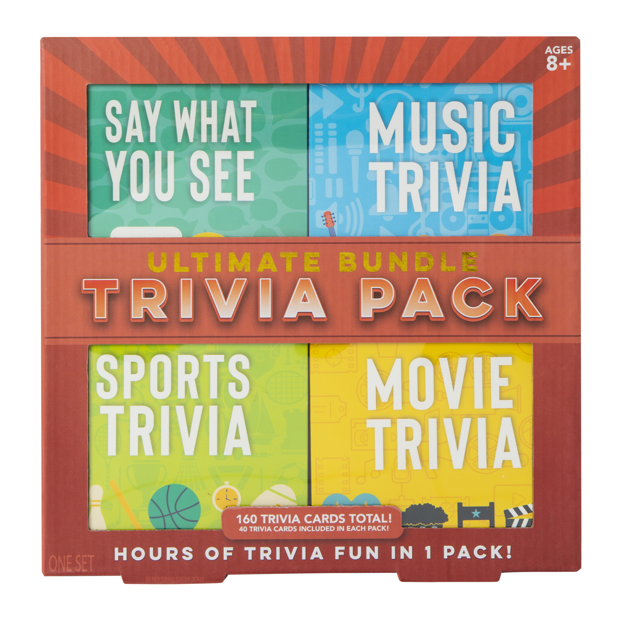 Ultimate Bundle Trivia Card Games 4-Pack