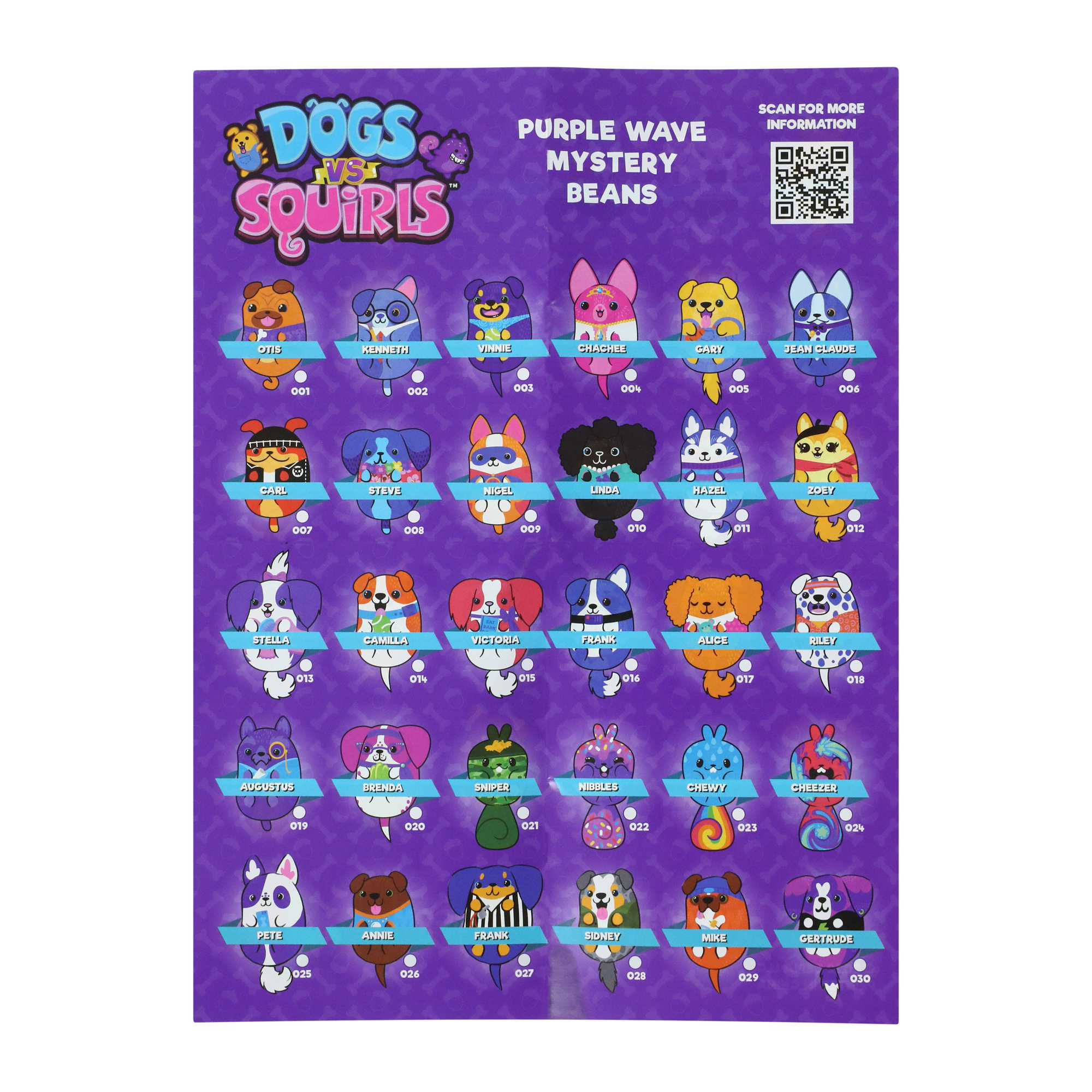 Dogs Vs Squirls™ Surprise Plush Toy Blind Bag