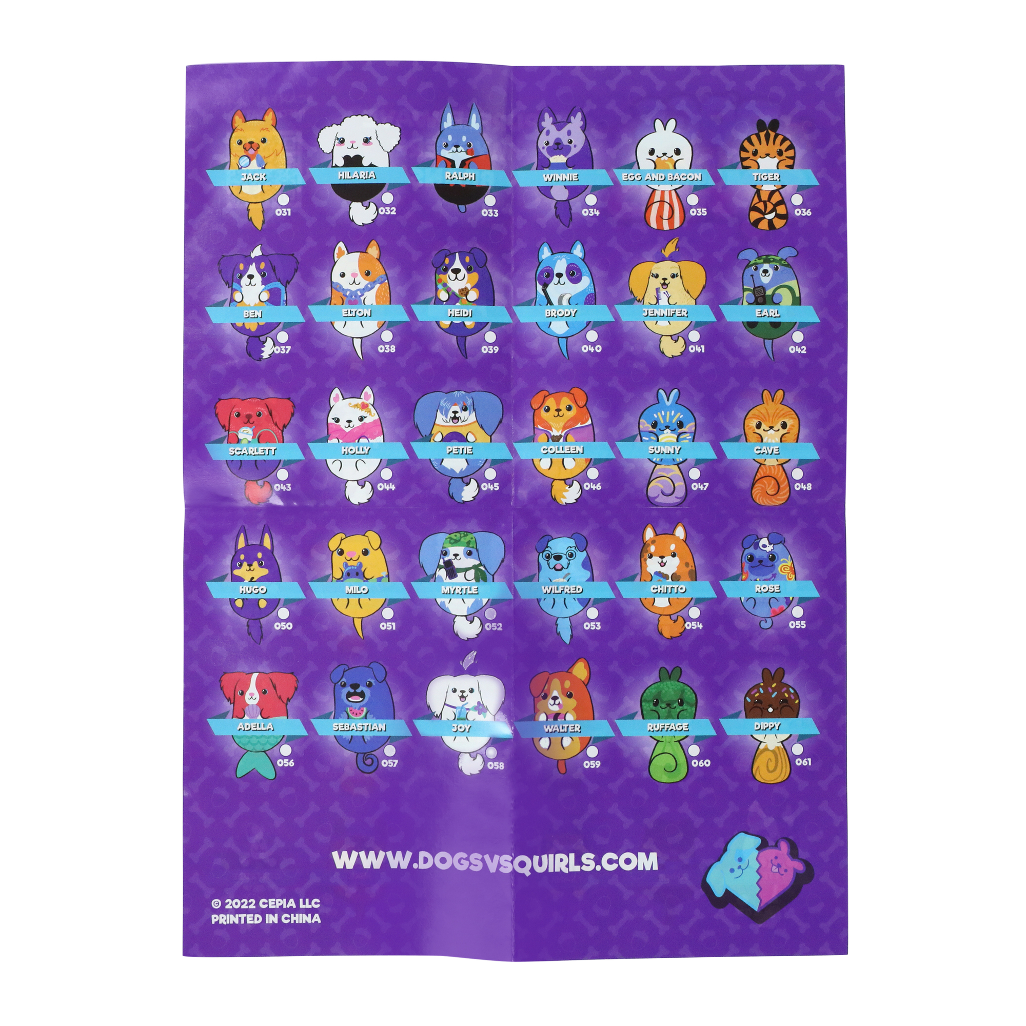 Dogs Vs Squirls™ Surprise Plush Toy Blind Bag
