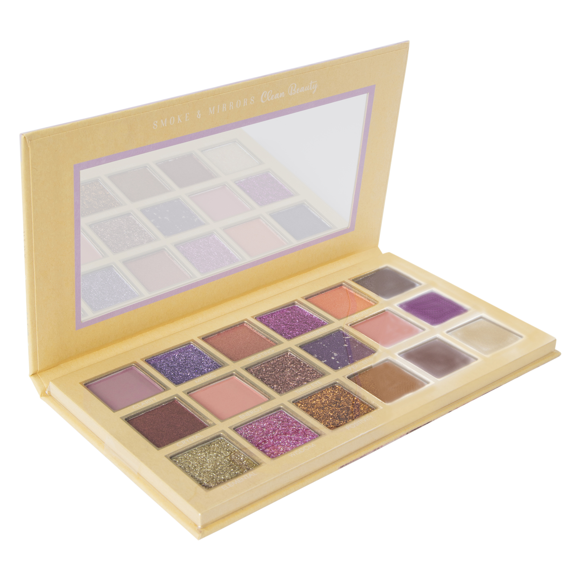 Smoke & Mirrors Clean Beauty Amethyst Eyeshadow Kit 18-Piece