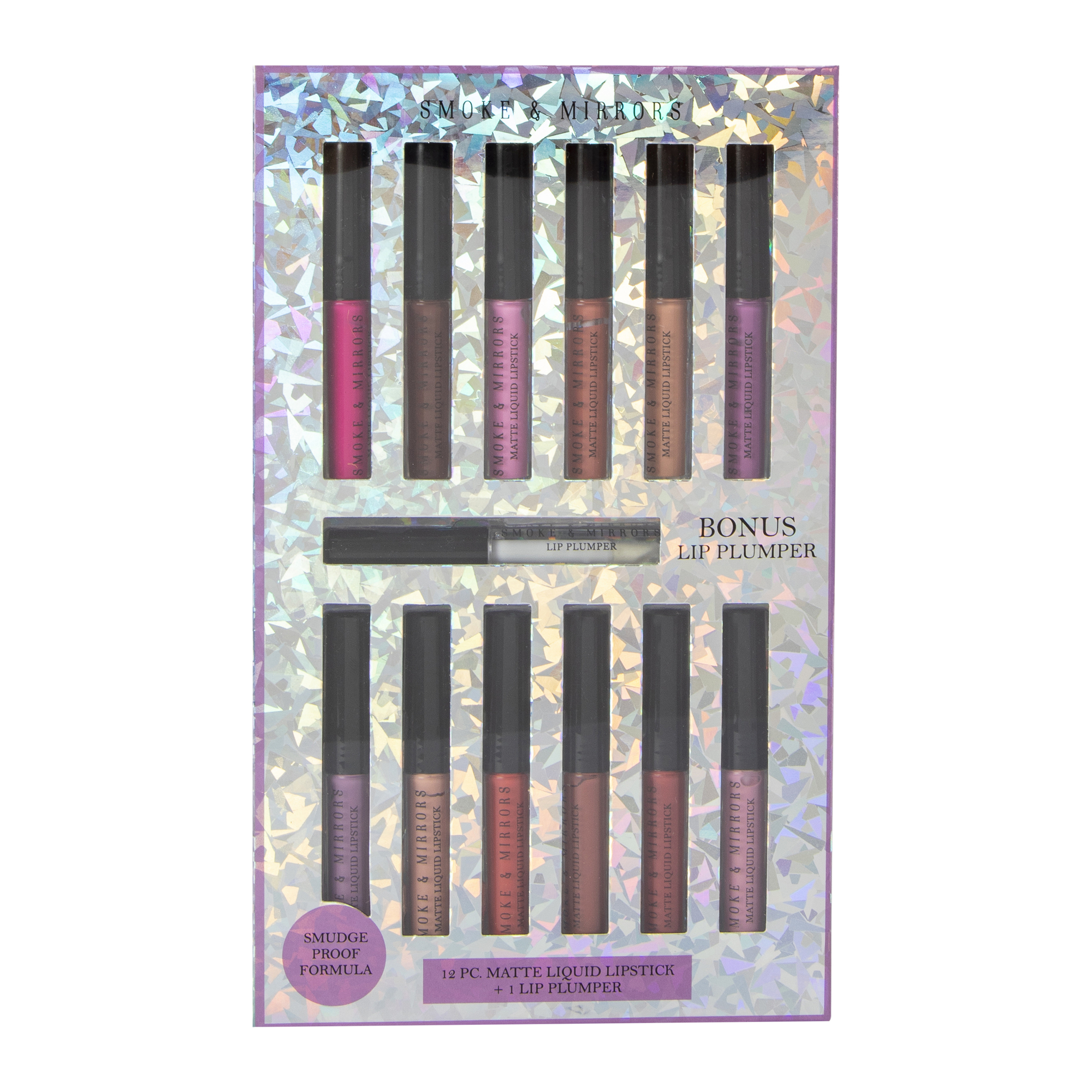 Smoke & Mirrors Matte Liquid Lipstick & Lip Plumper Set 13-Piece