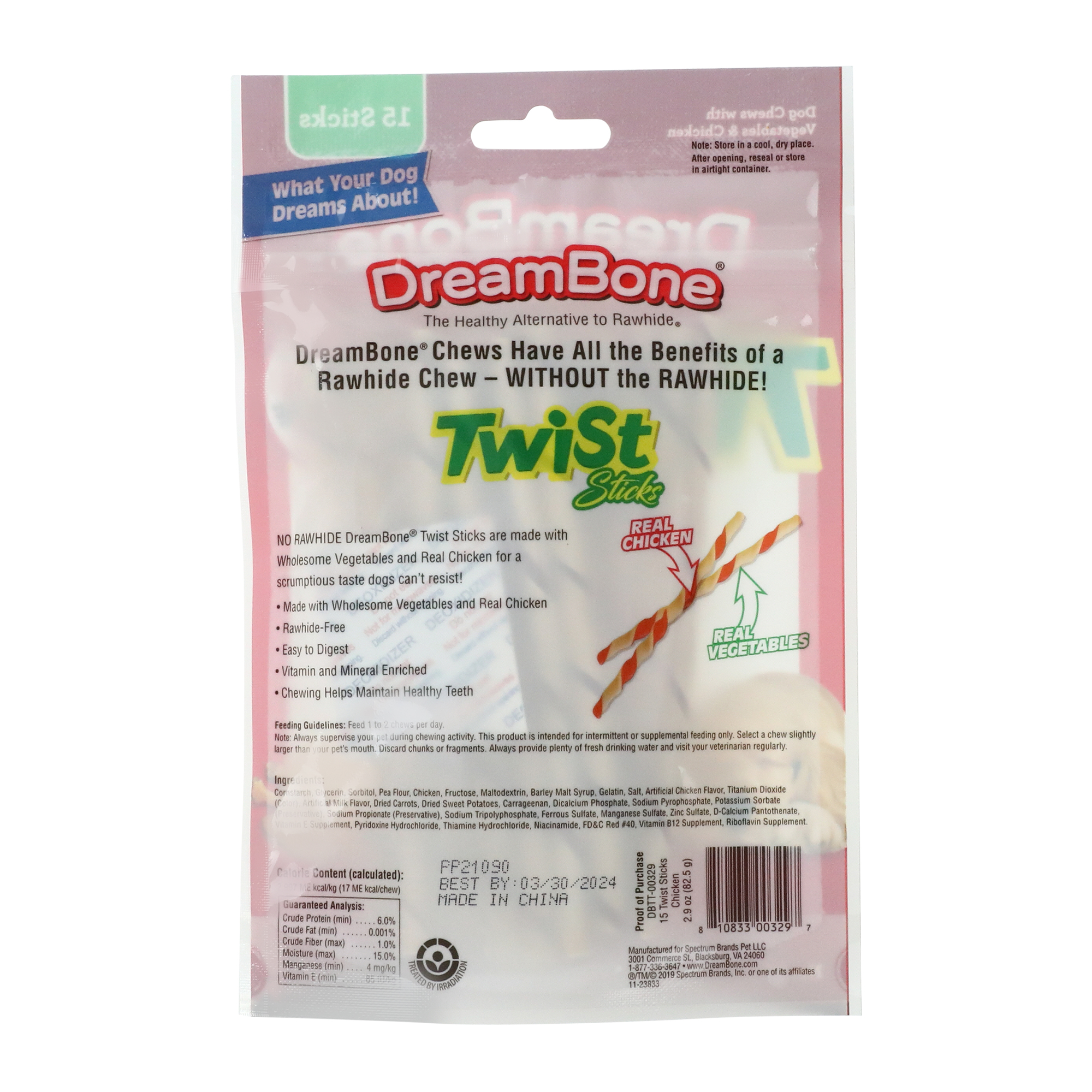 Dreambone® Twist Sticks Dog Chews 2.9oz