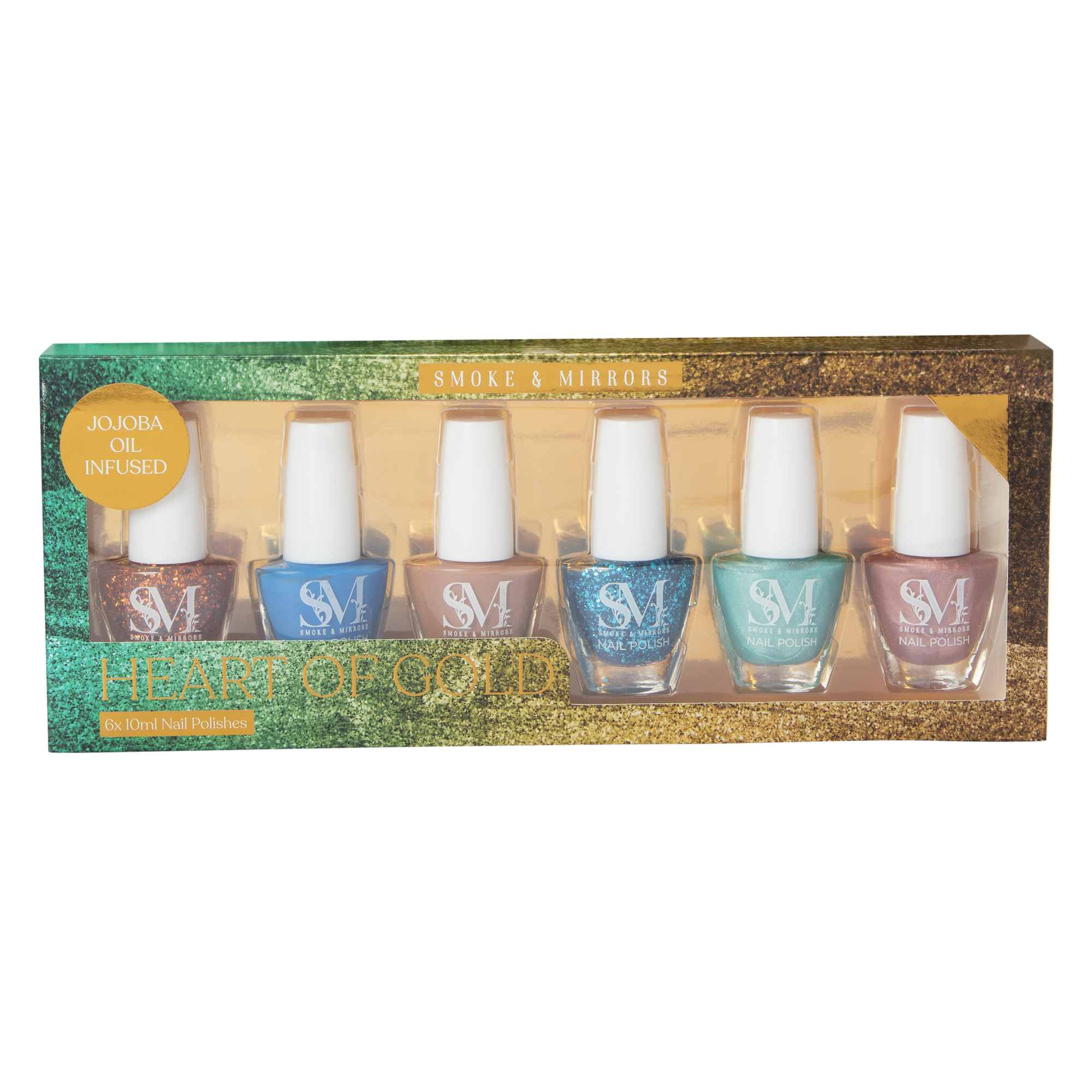 Smoke & Mirrors 'Heart Of Gold' 6-Piece Nail Polish Gift Set