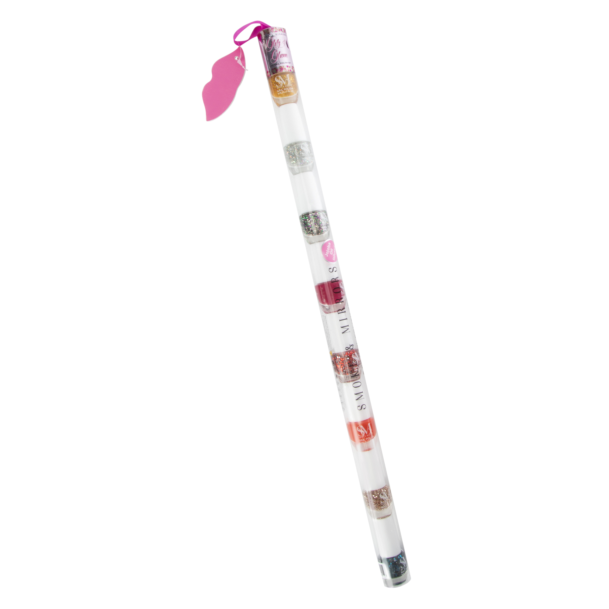 Smoke & Mirrors 8-Piece Nail Polish Tower - Glitz & Glam