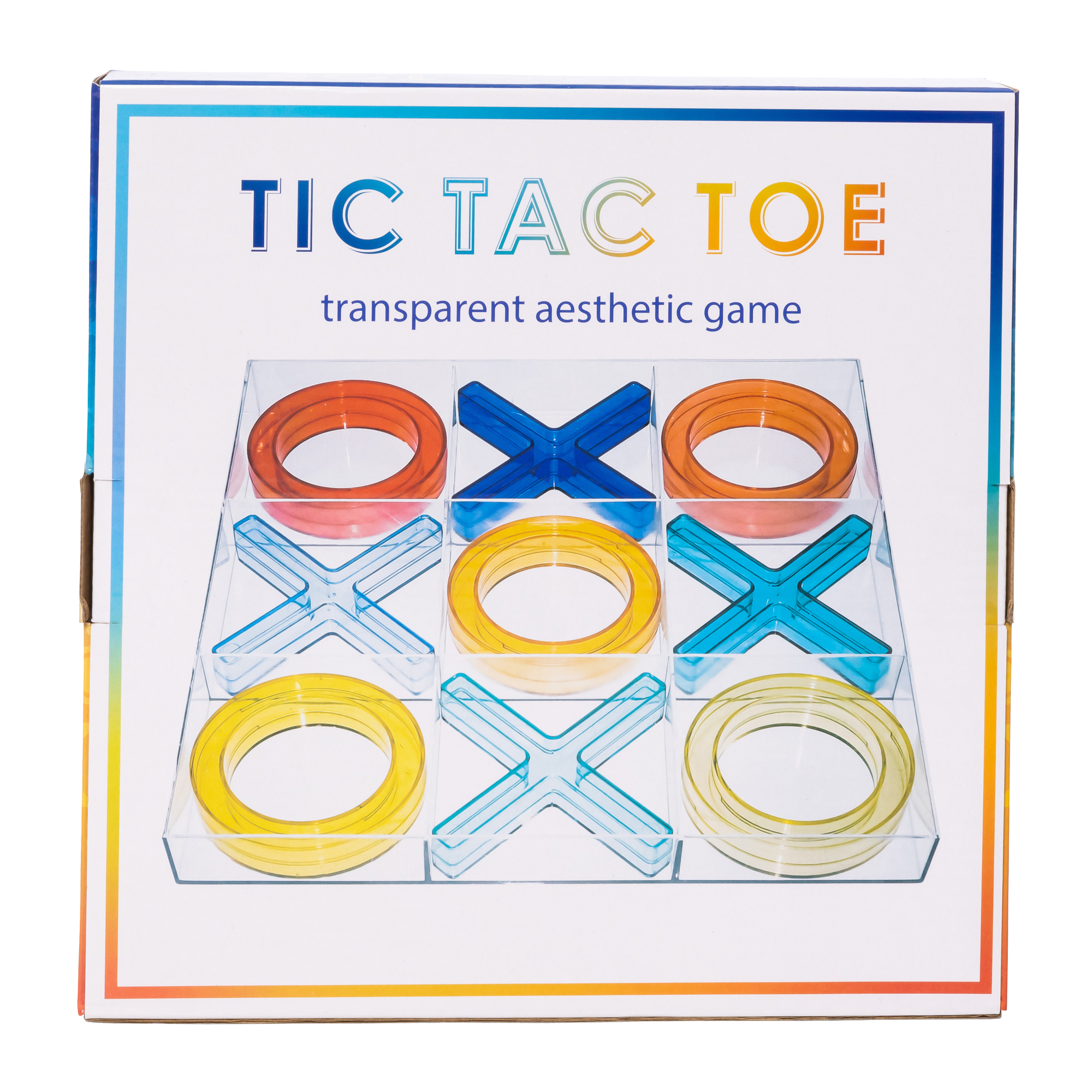 Tic Tac Toe: Transparent Aesthetic Game
