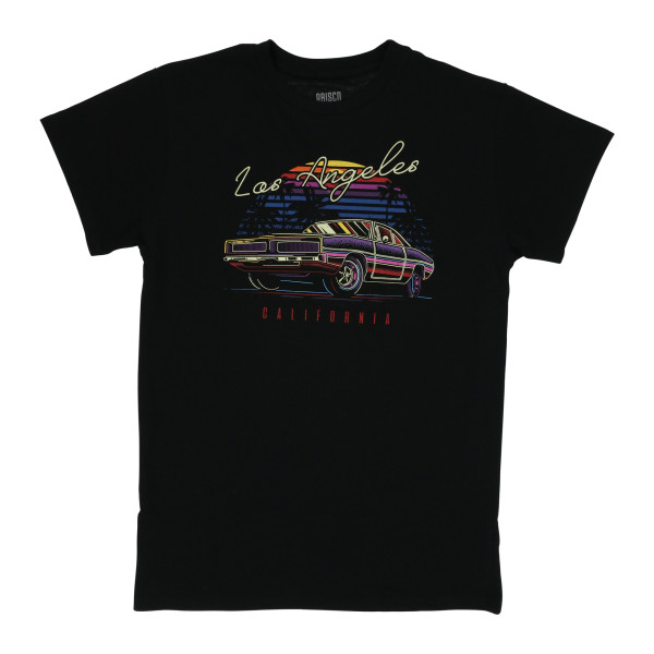 Los Angeles Neon Car Graphic Tee