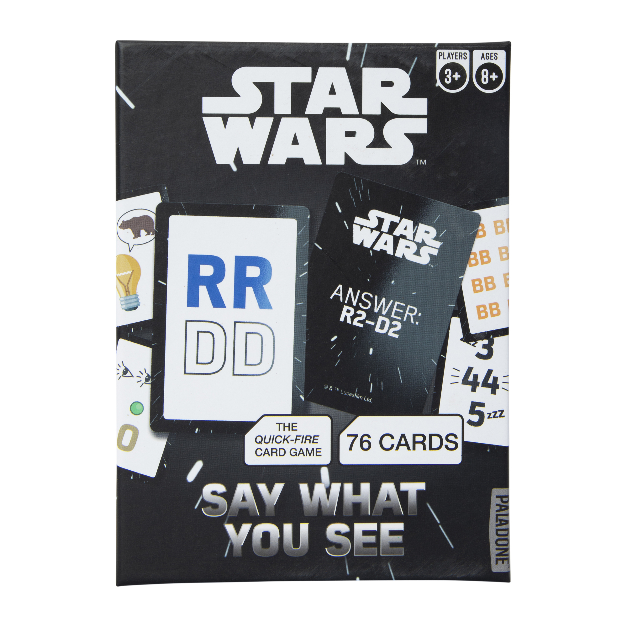 Star Wars Say What You See Card Game 76-Cards
