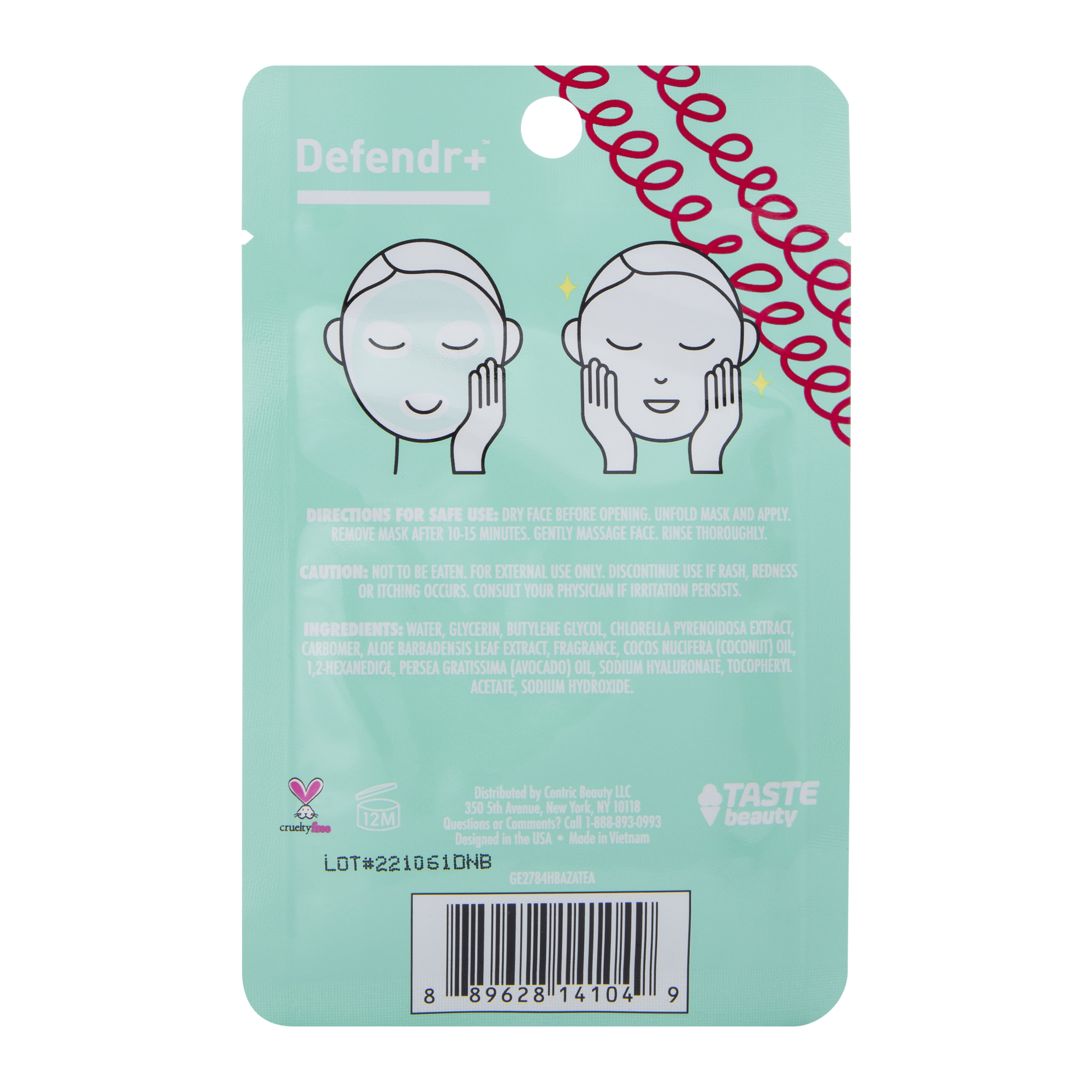 Defender+™ Everyday Glow Grapefruit Scented Face Sheet Mask 0.67oz