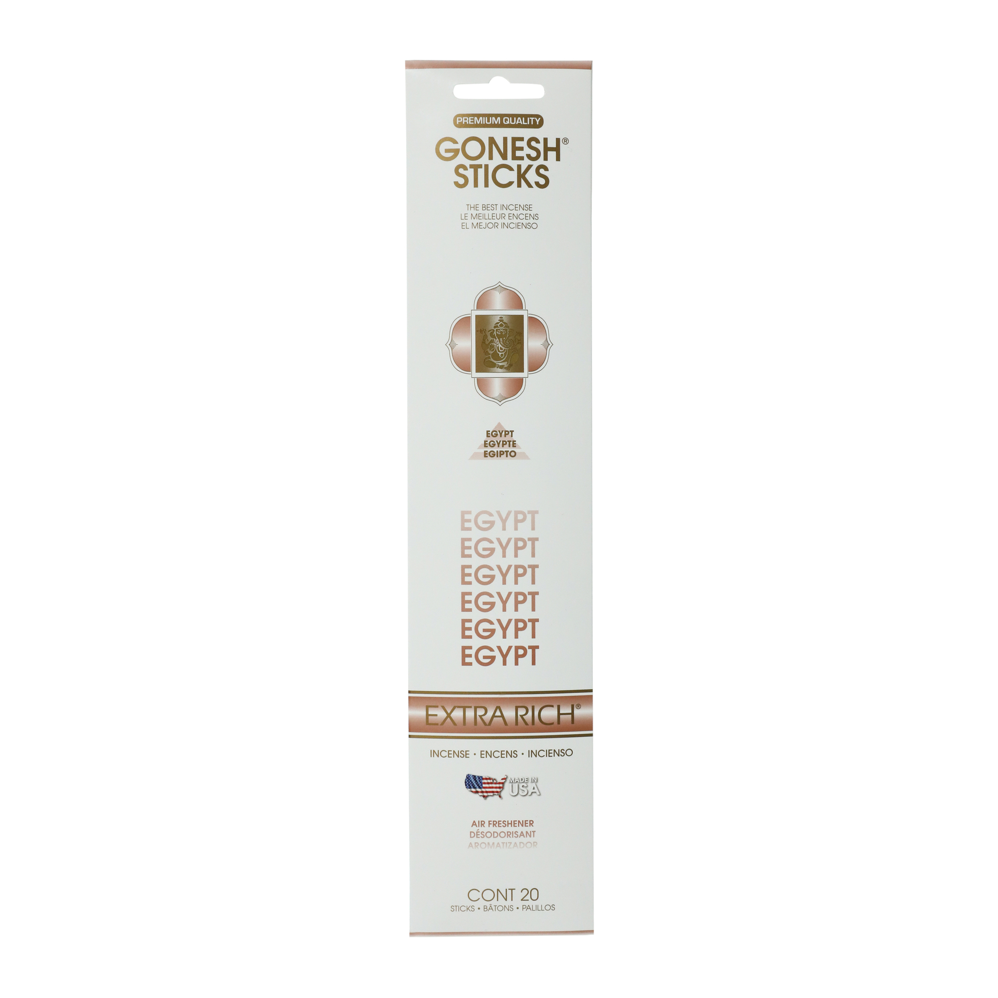 Gonesh® incense Sticks 20-Count - Egypt