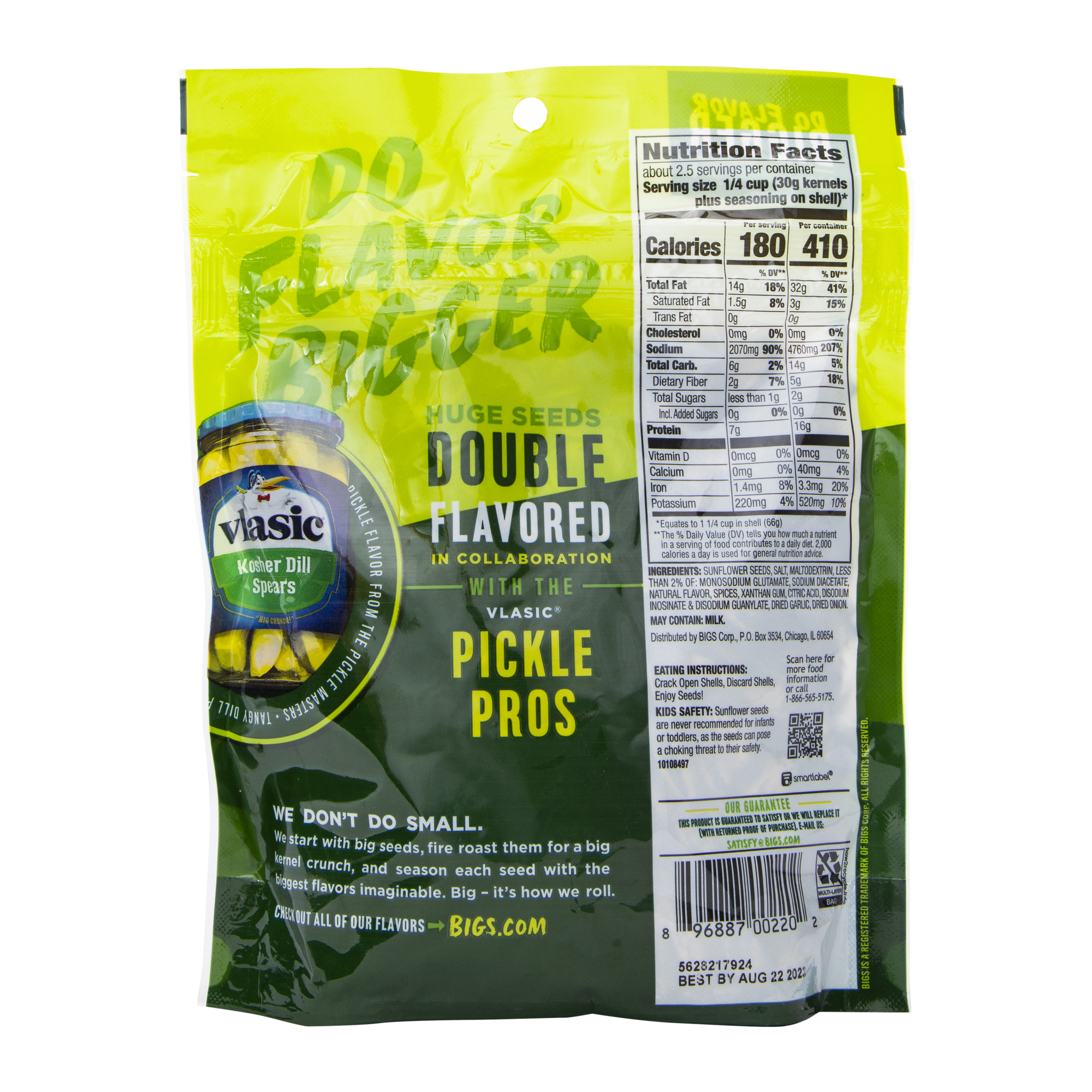 Bigs® Dill Pickle Flavor Sunflower Seeds 5.35oz