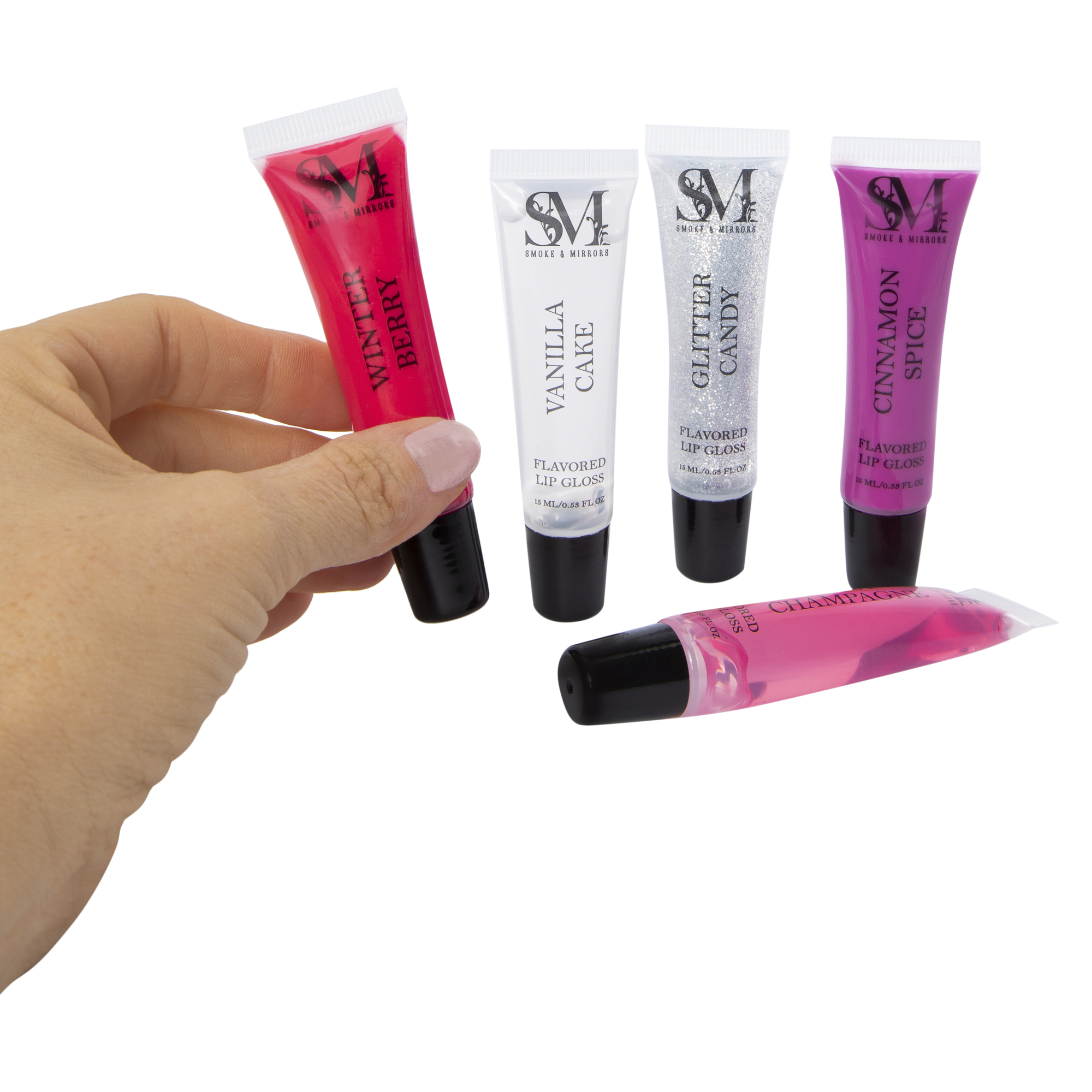 Smoke & Mirrors Shimmer & Shine Flavored Lip Gloss Set 5-Piece