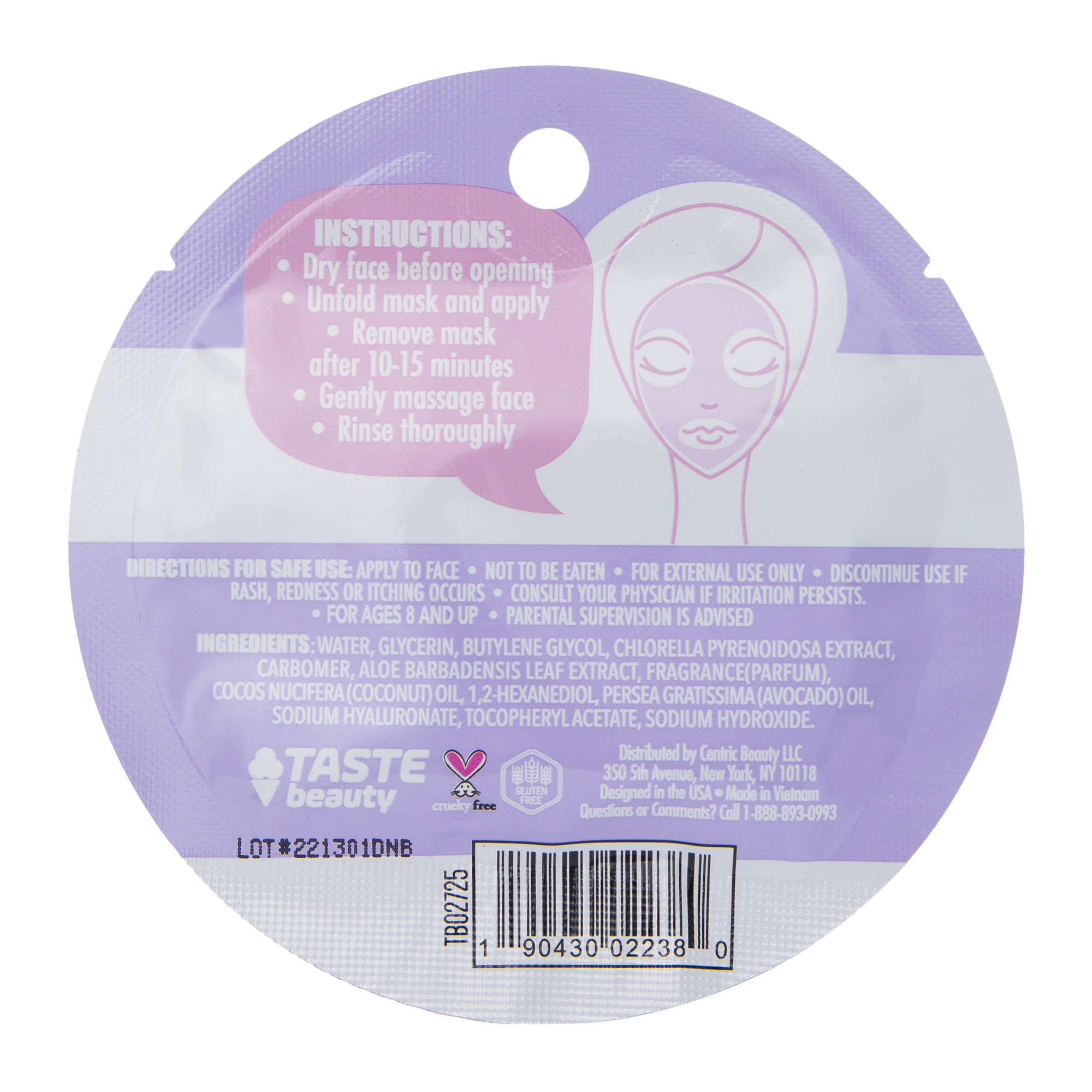 Scented Face Mask 0.67oz - Berry