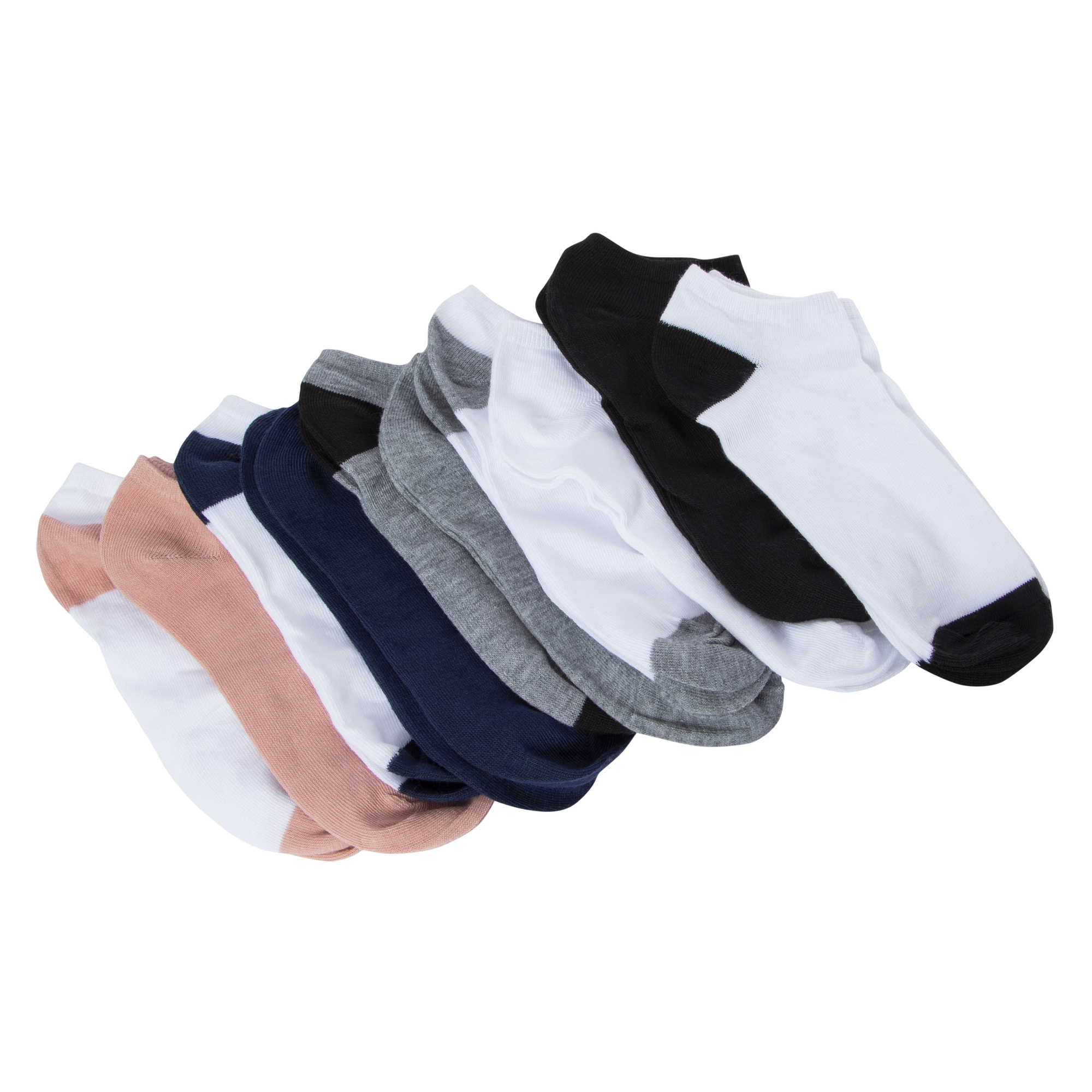 10-Pack Ladies Low-Cut Socks
