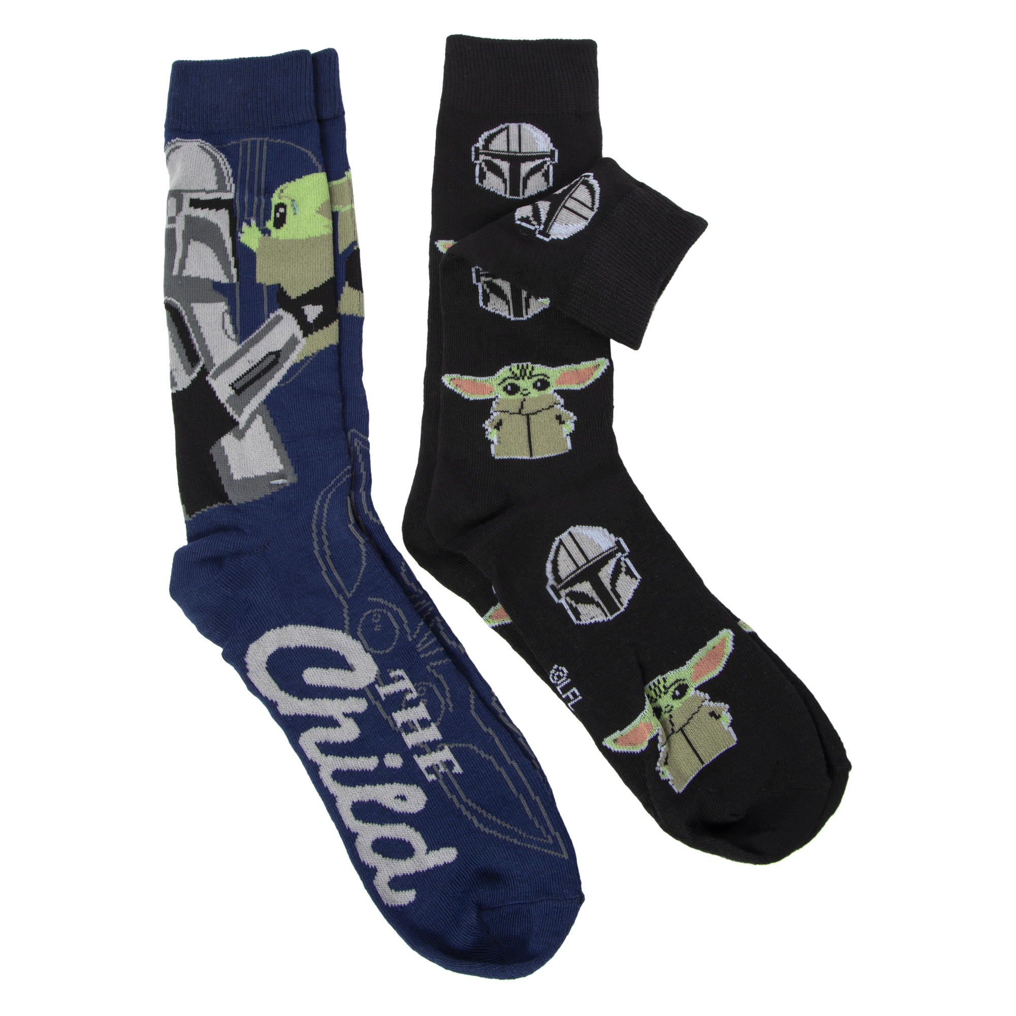2-Pack The Mandalorian™ Grogu Young Men's Crew Socks