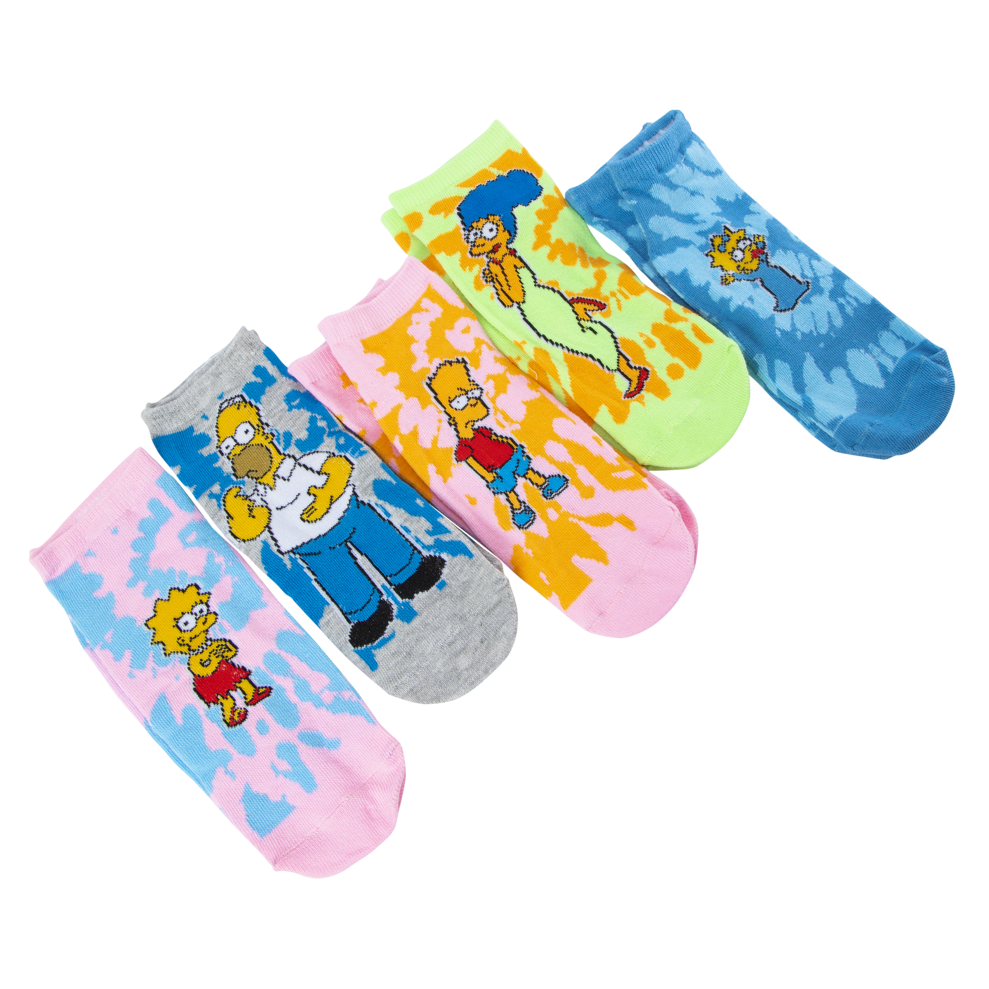 5-Pack The Simpsons™ Ladies Low-Cut Socks