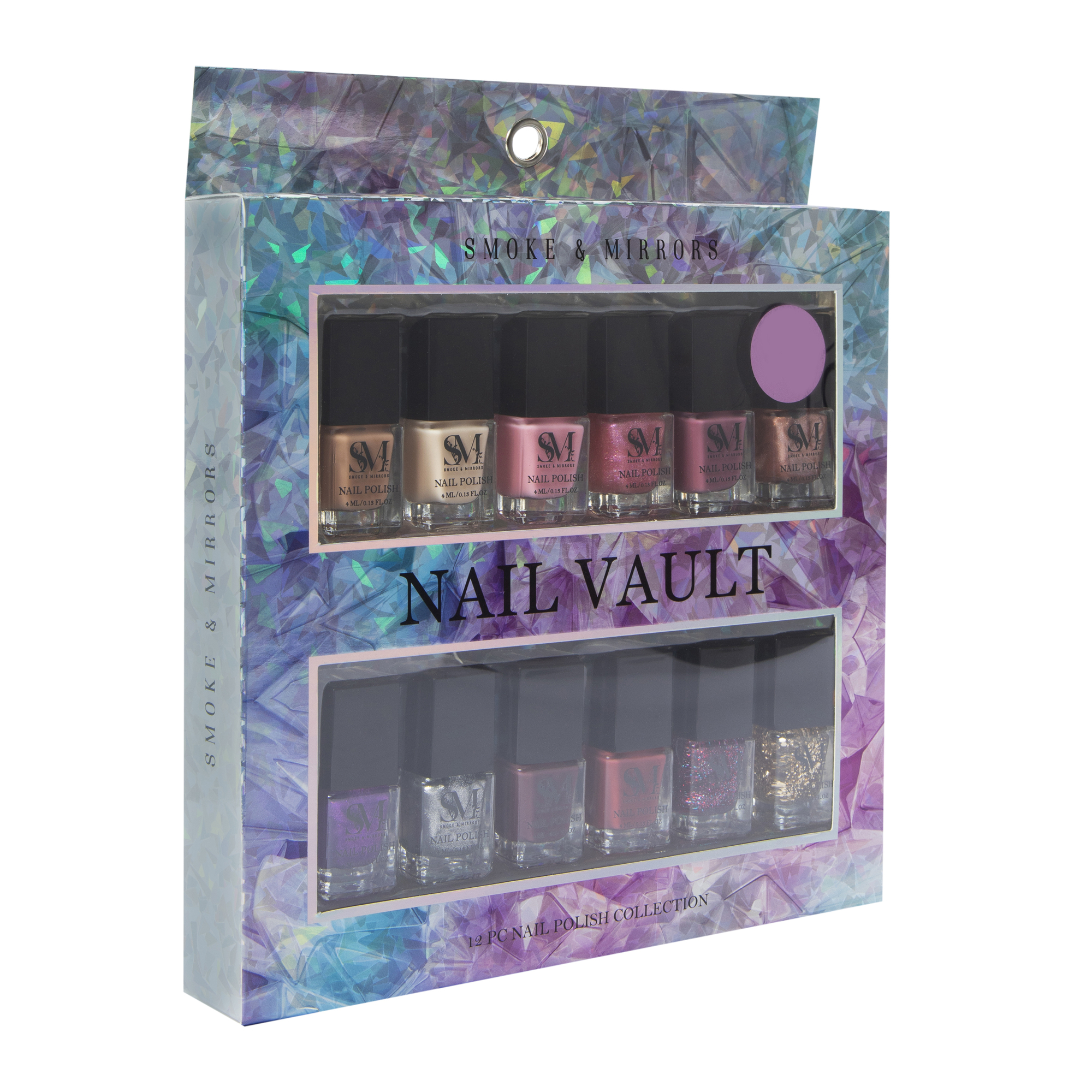 Smoke & Mirrors Nail Vault 12-Piece Nail Polish Gift Set