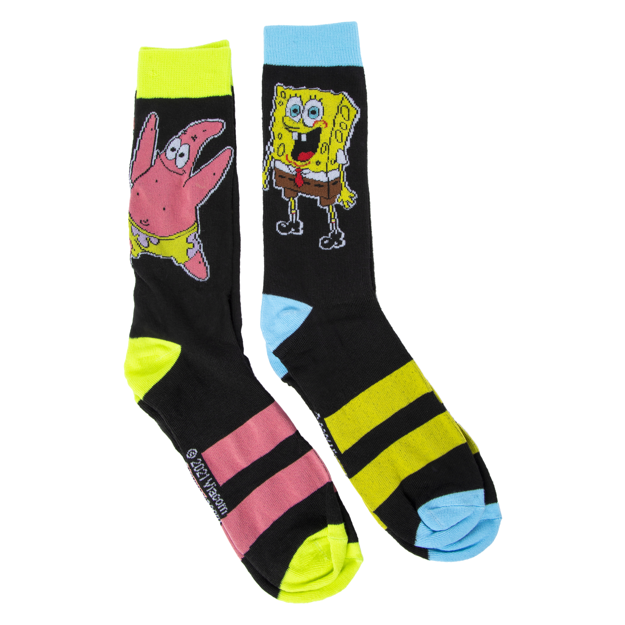 2-Pack Spongebob Squarepants™ Young Mens Crew Socks