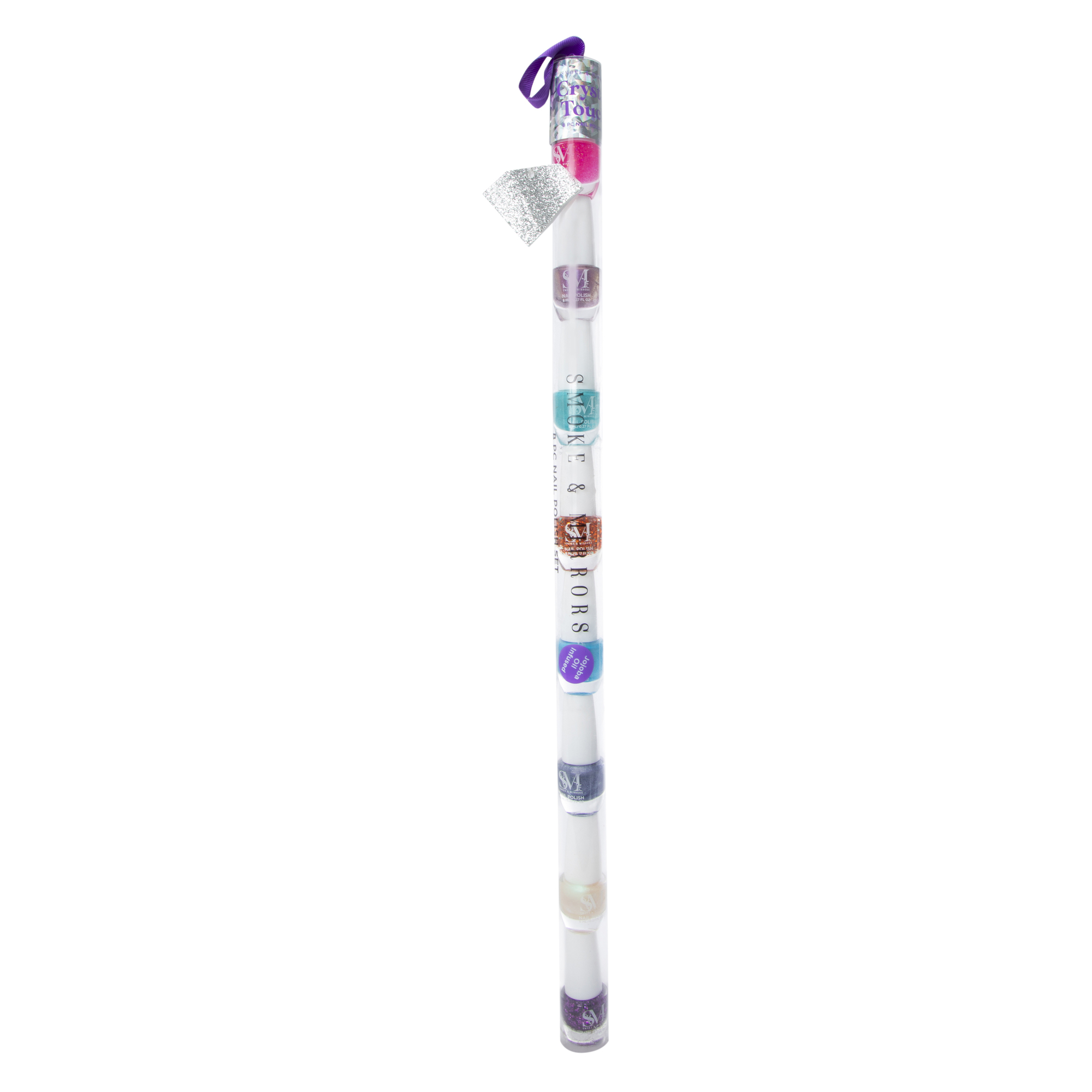 Smoke & Mirrors Nail Polish Tower, Crystal Touch 8-Piece