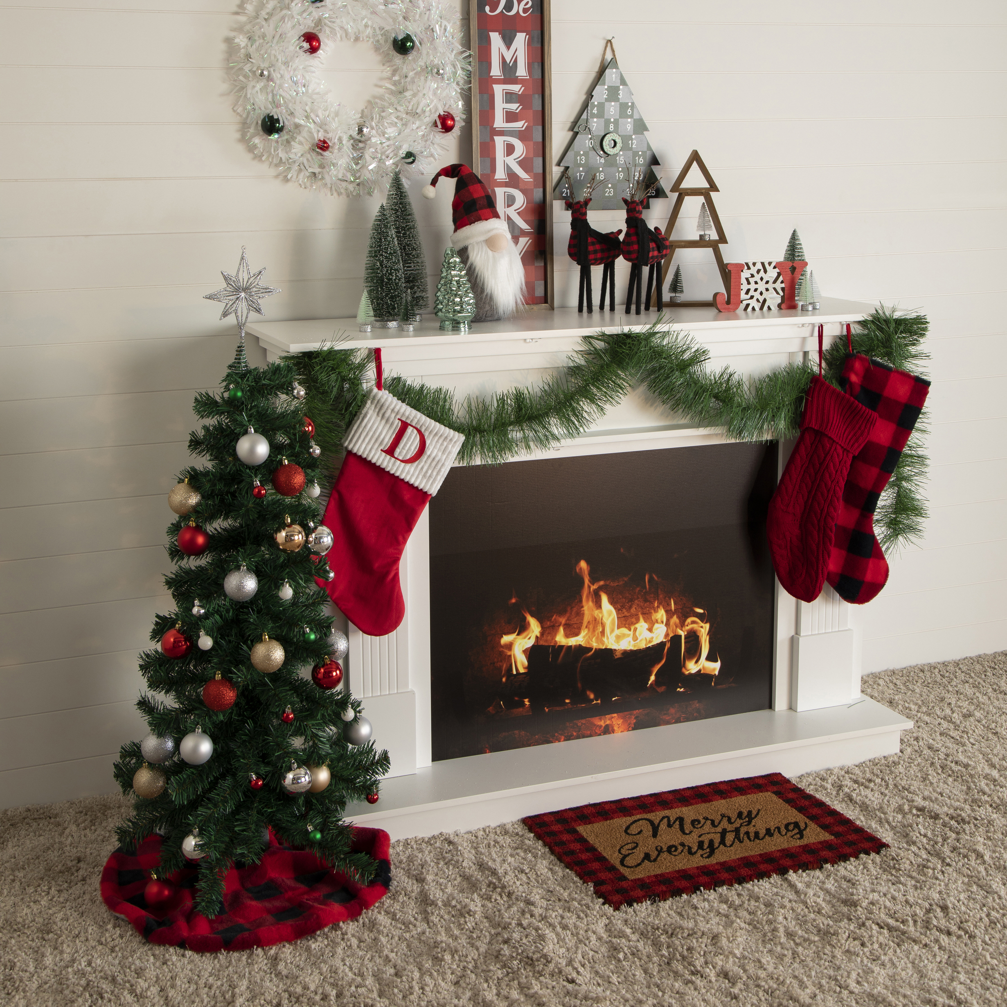 4ft Green Christmas Tree With Stand