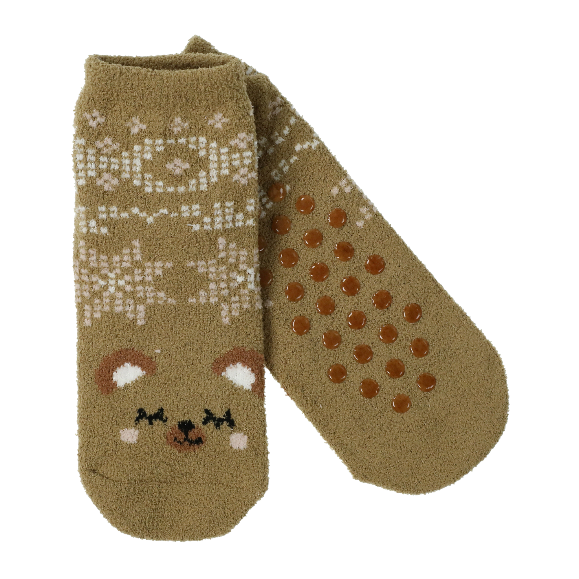 Ladies Fuzzy Ankle Socks