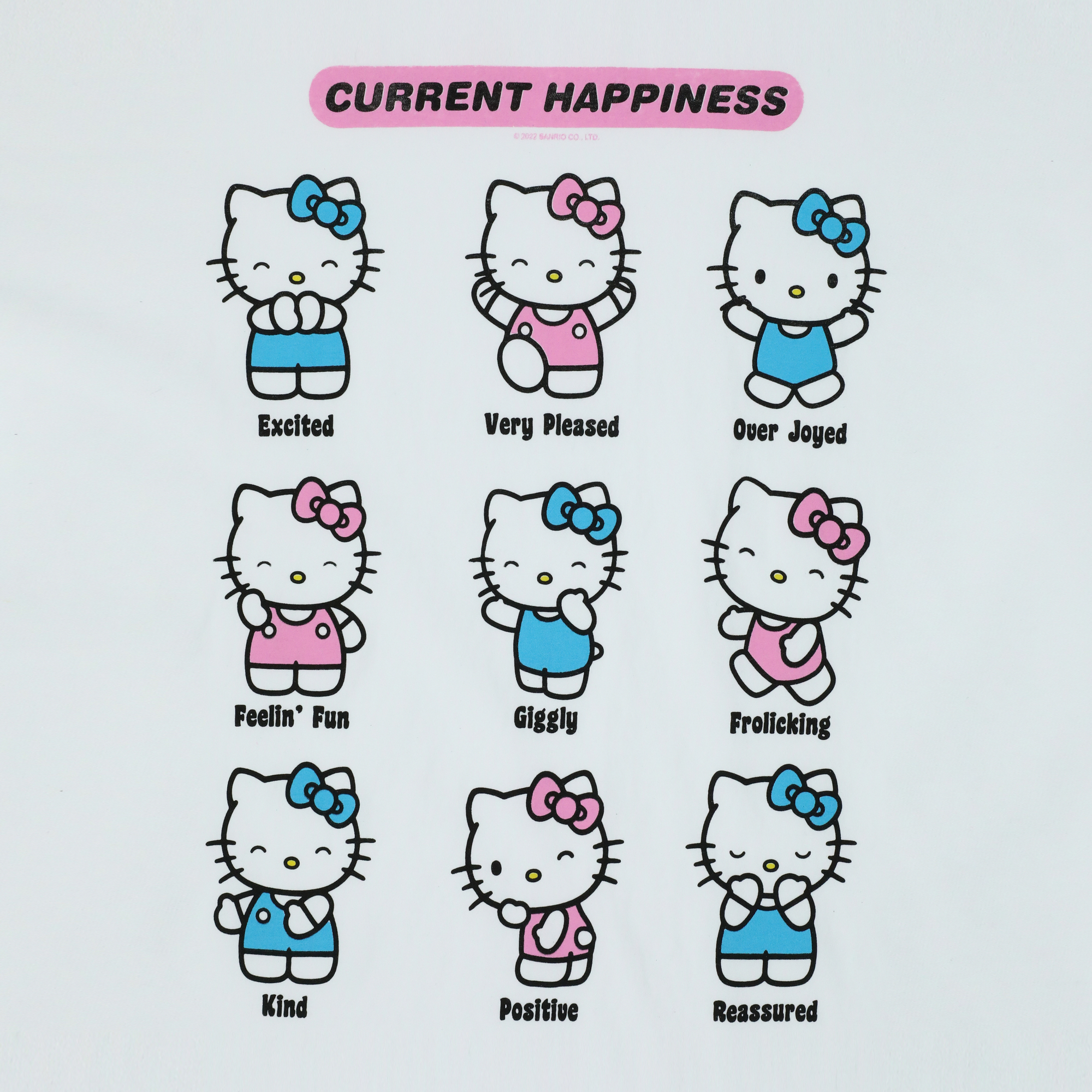 Hello Kitty® Mood Chart Graphic Tee