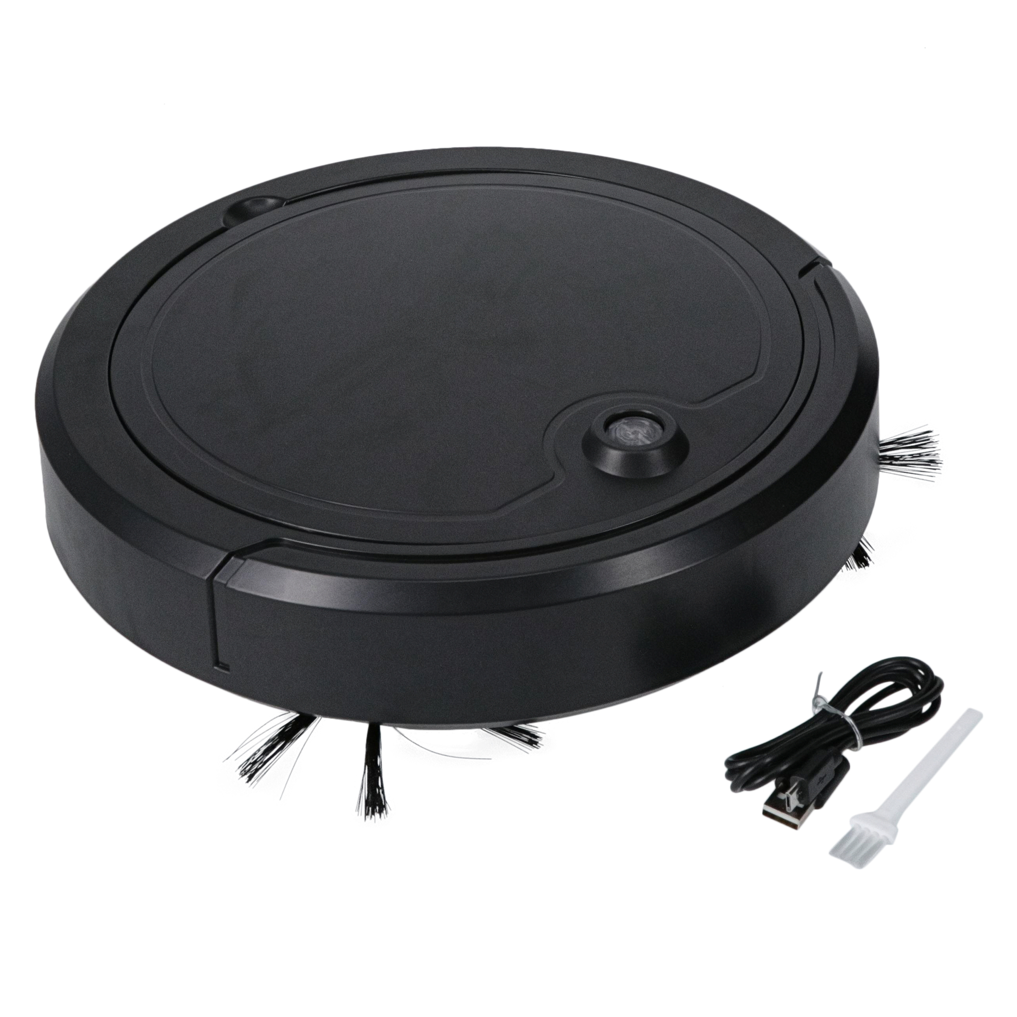 Robotic Vacuum Cleaner With Color-Changing LED Lights