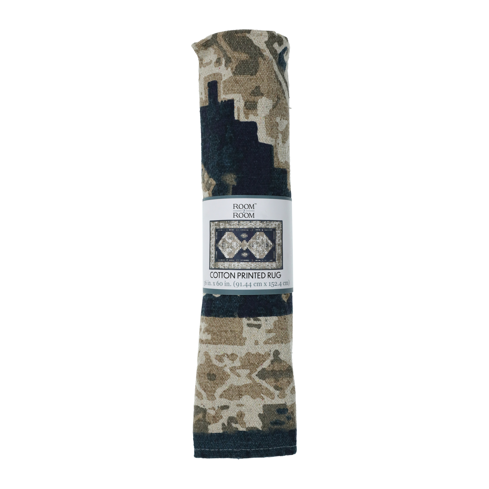 Cotton Printed Rug 3' x 5
