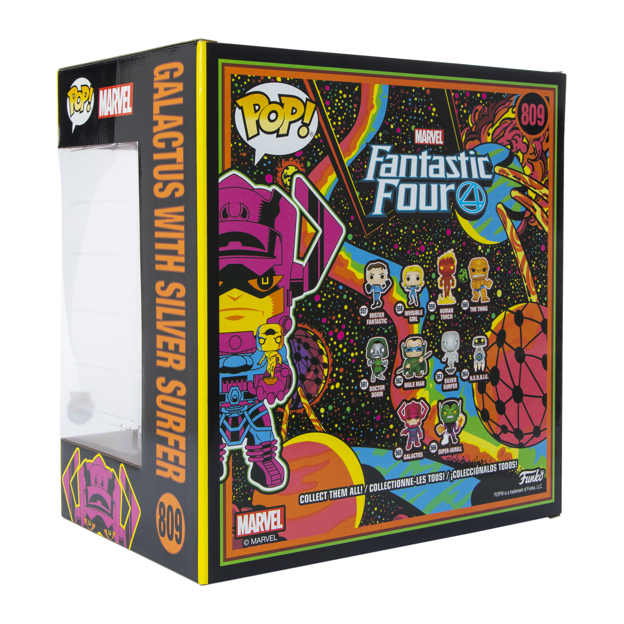 Funko Pop! Marvel Fantastic Four Jumbo Galactus With Silver Surfer Vinyl Figure Bobble-Head
