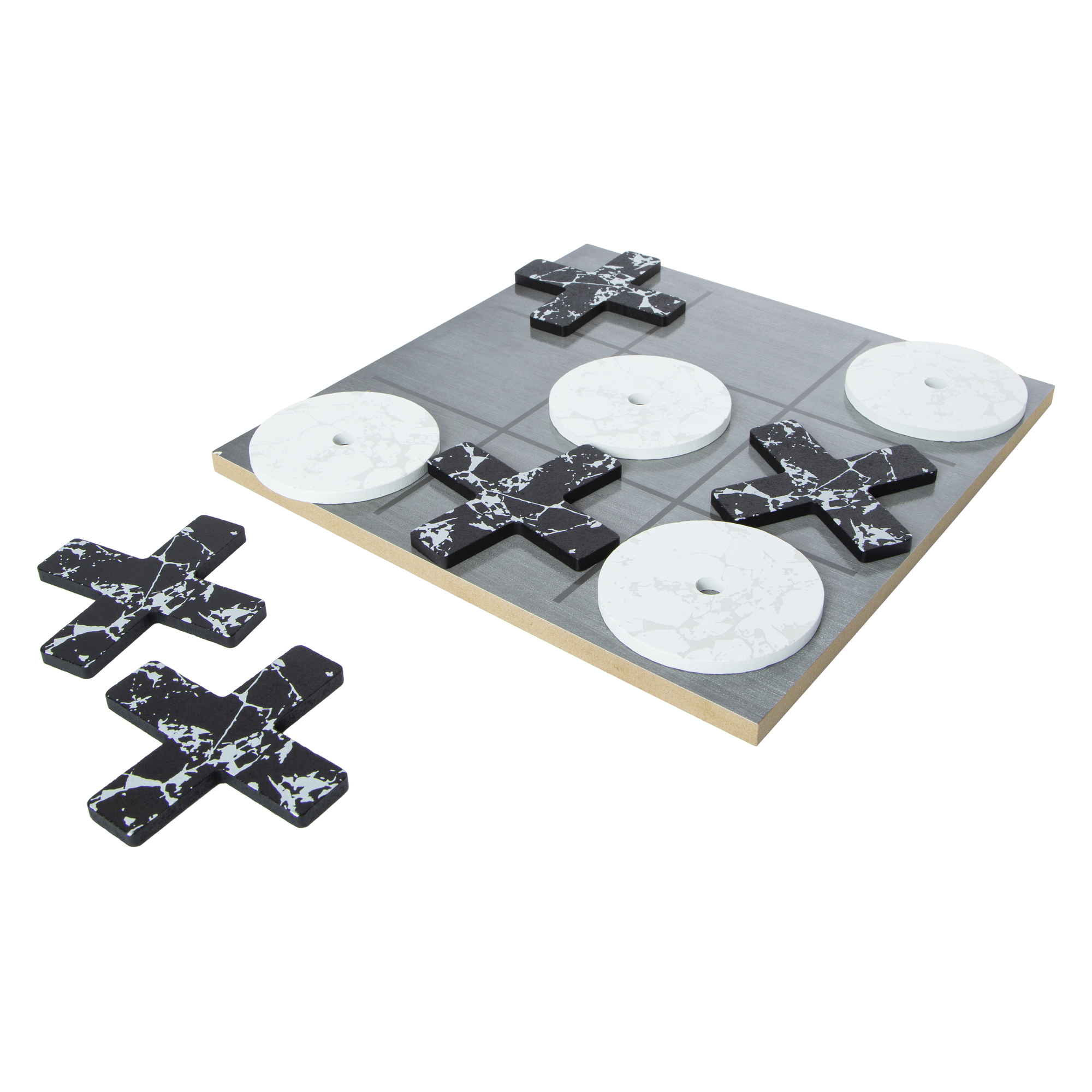 Deluxe Wooden Tic-Tac-Toe Board Game