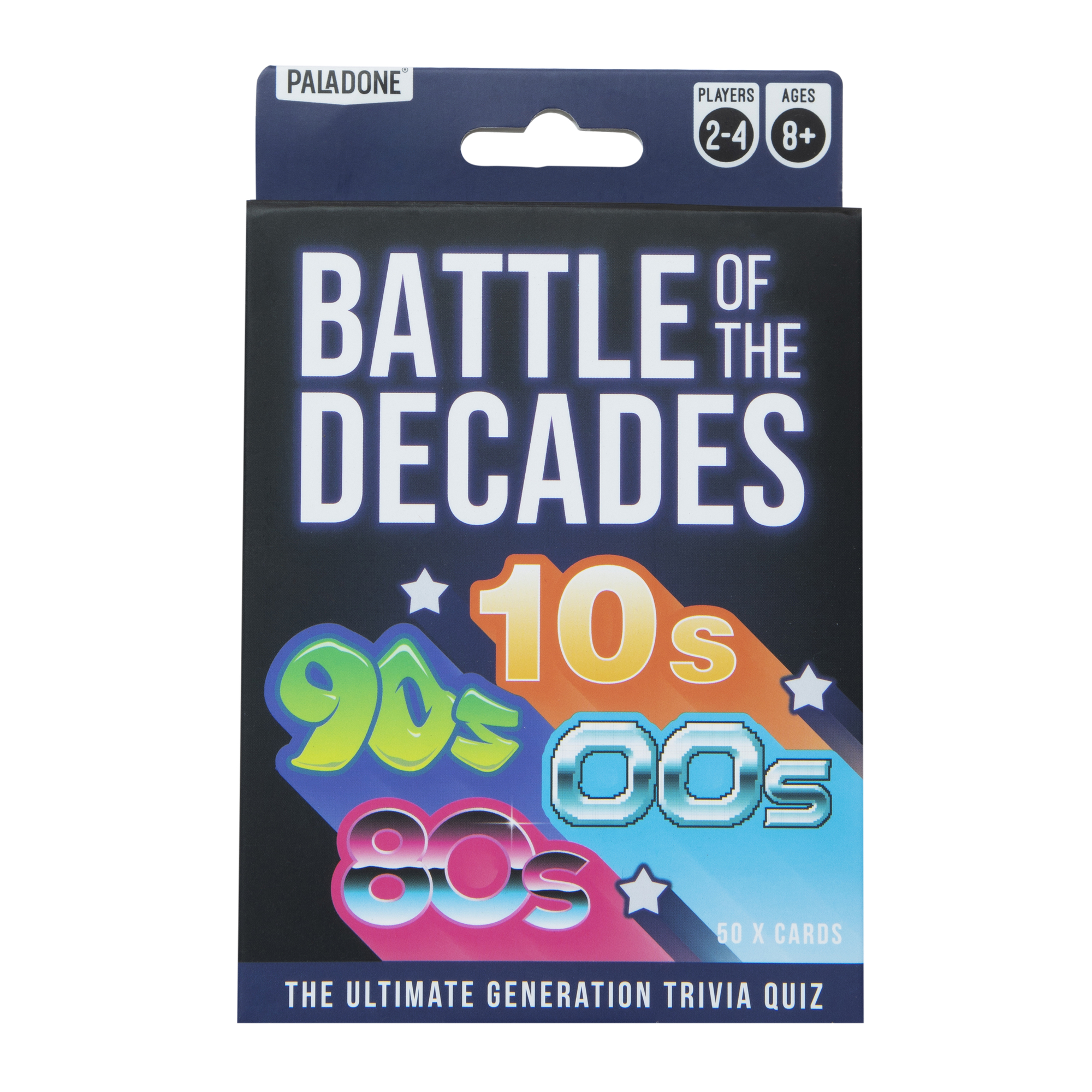 Battle Of The Decades Trivia Game 50-Card Set
