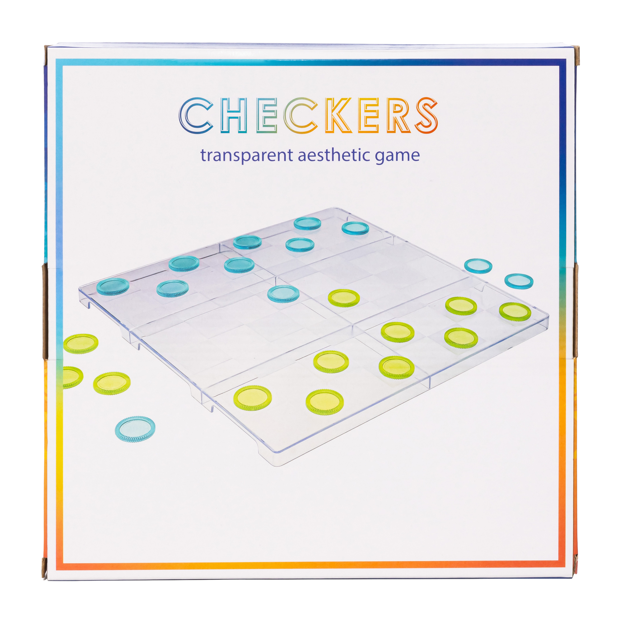 Checkers Transparent Aesthetic Game