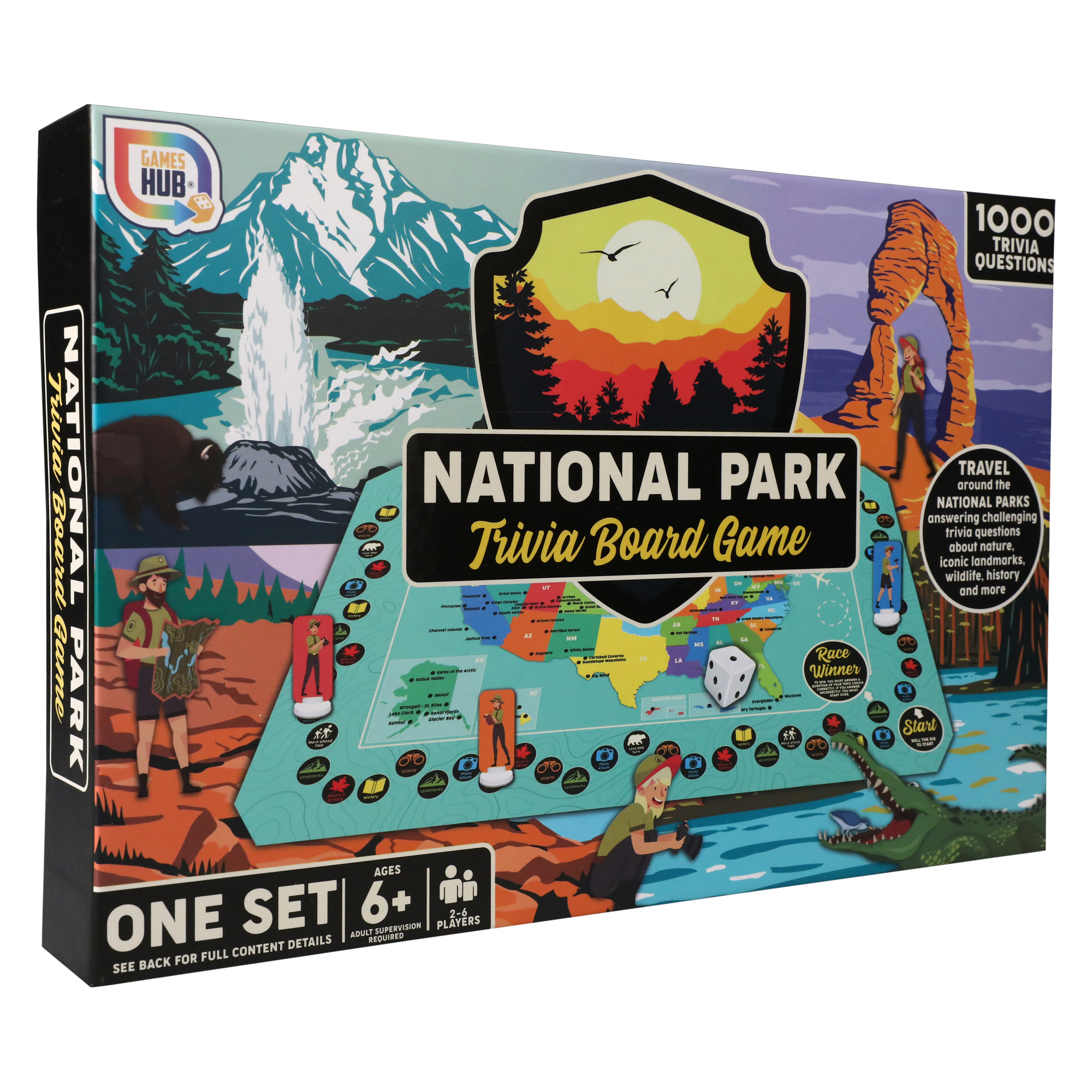 National Park Trivia Board Game