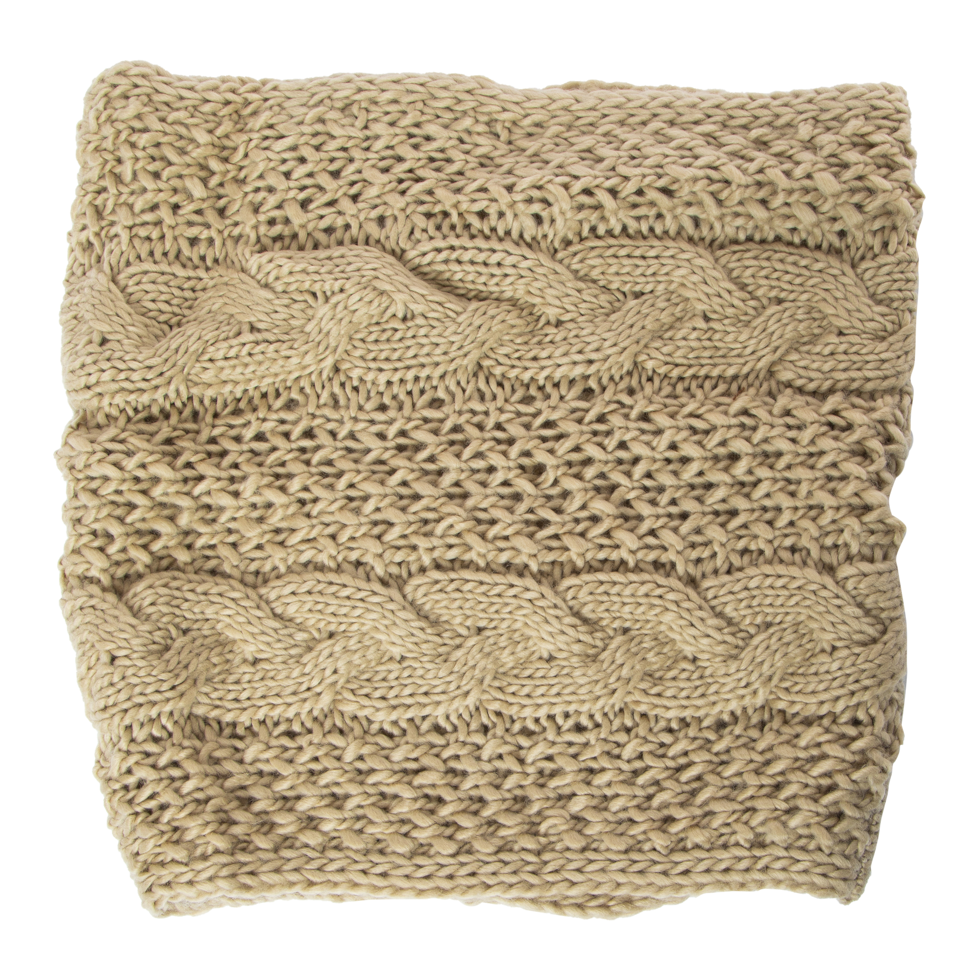Cable Knit Snood Scarf