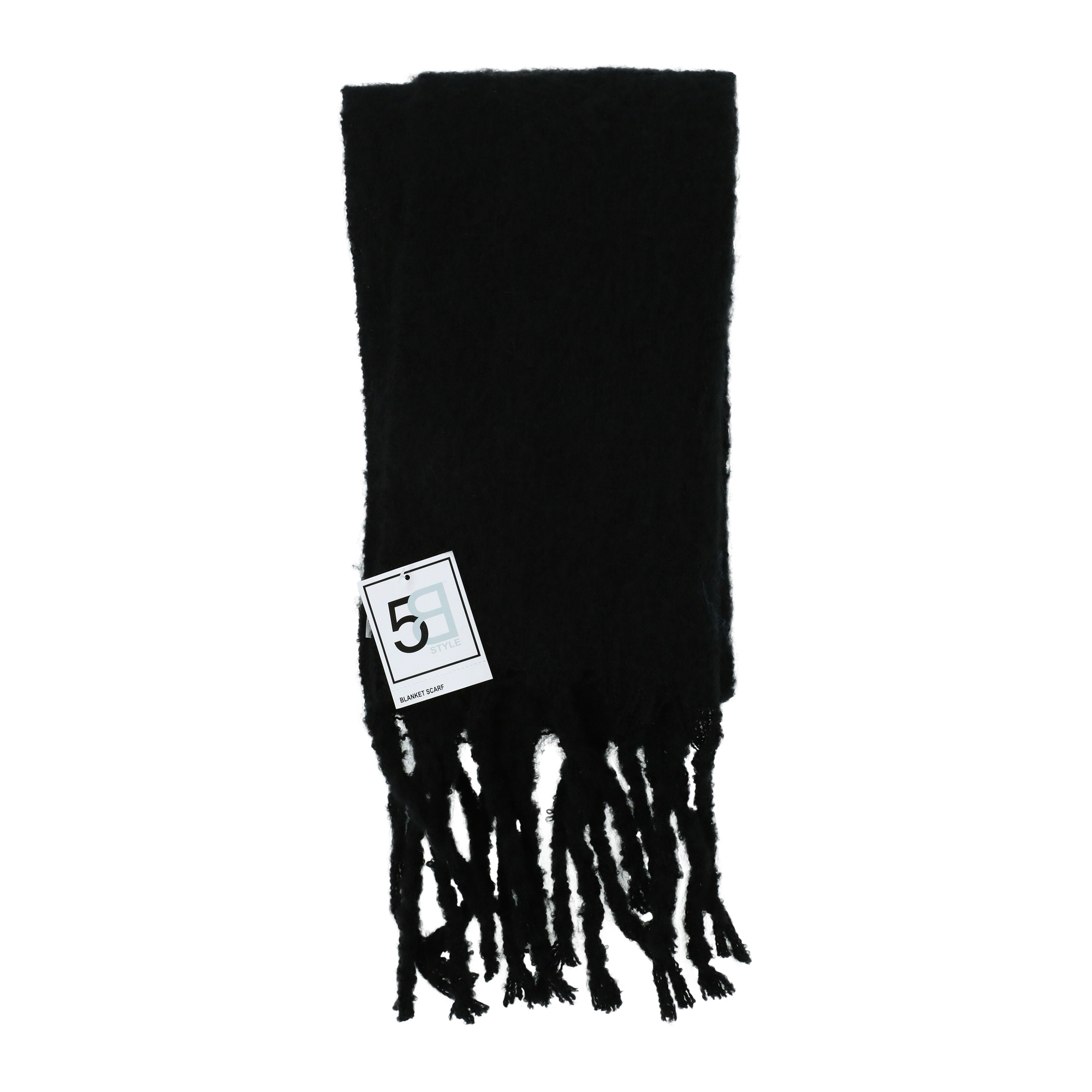 Fringed Blanket Scarf 76in